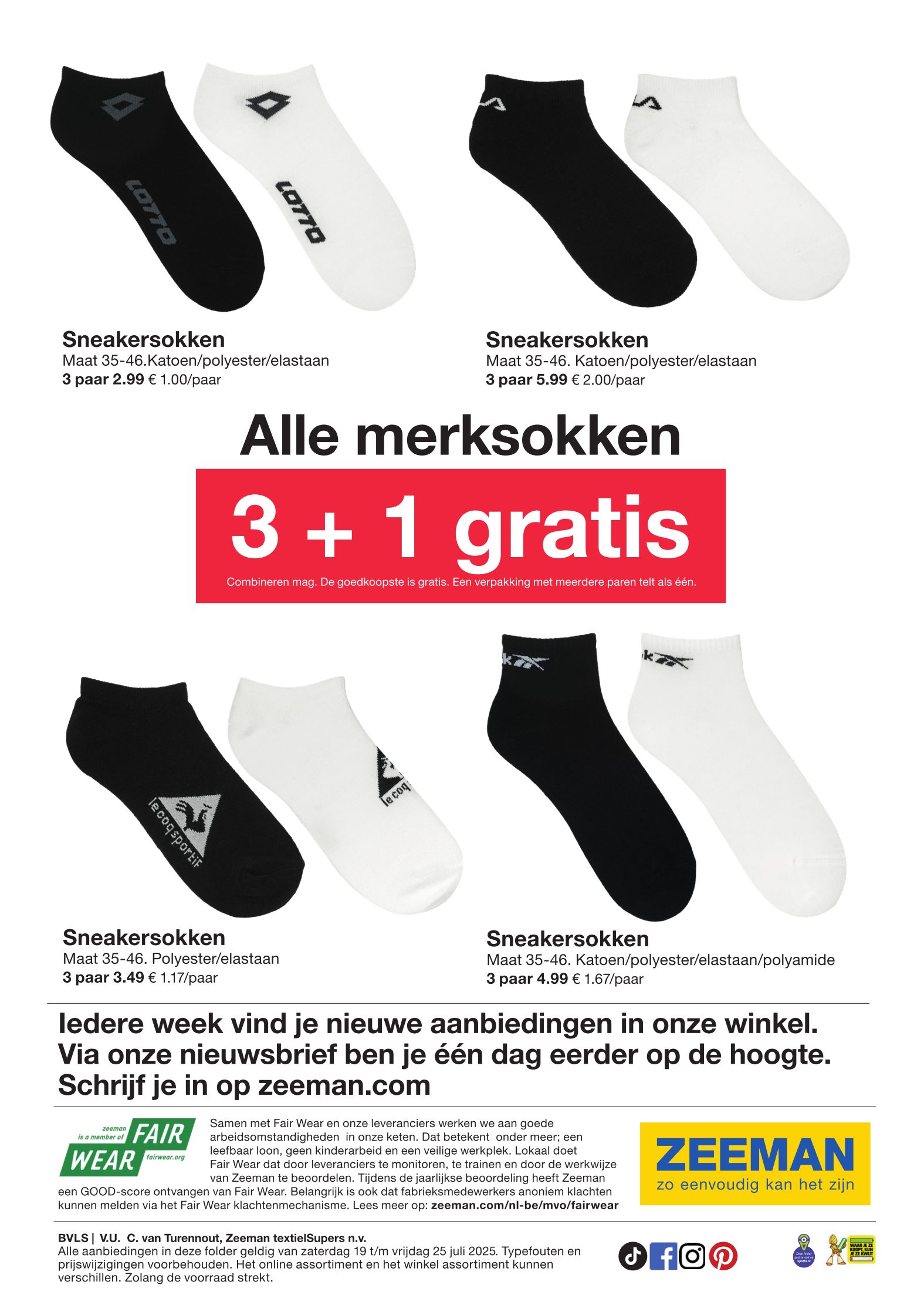 zeeman - Zeeman folder geldig vanaf 19/07 - 25/07 - page: 18