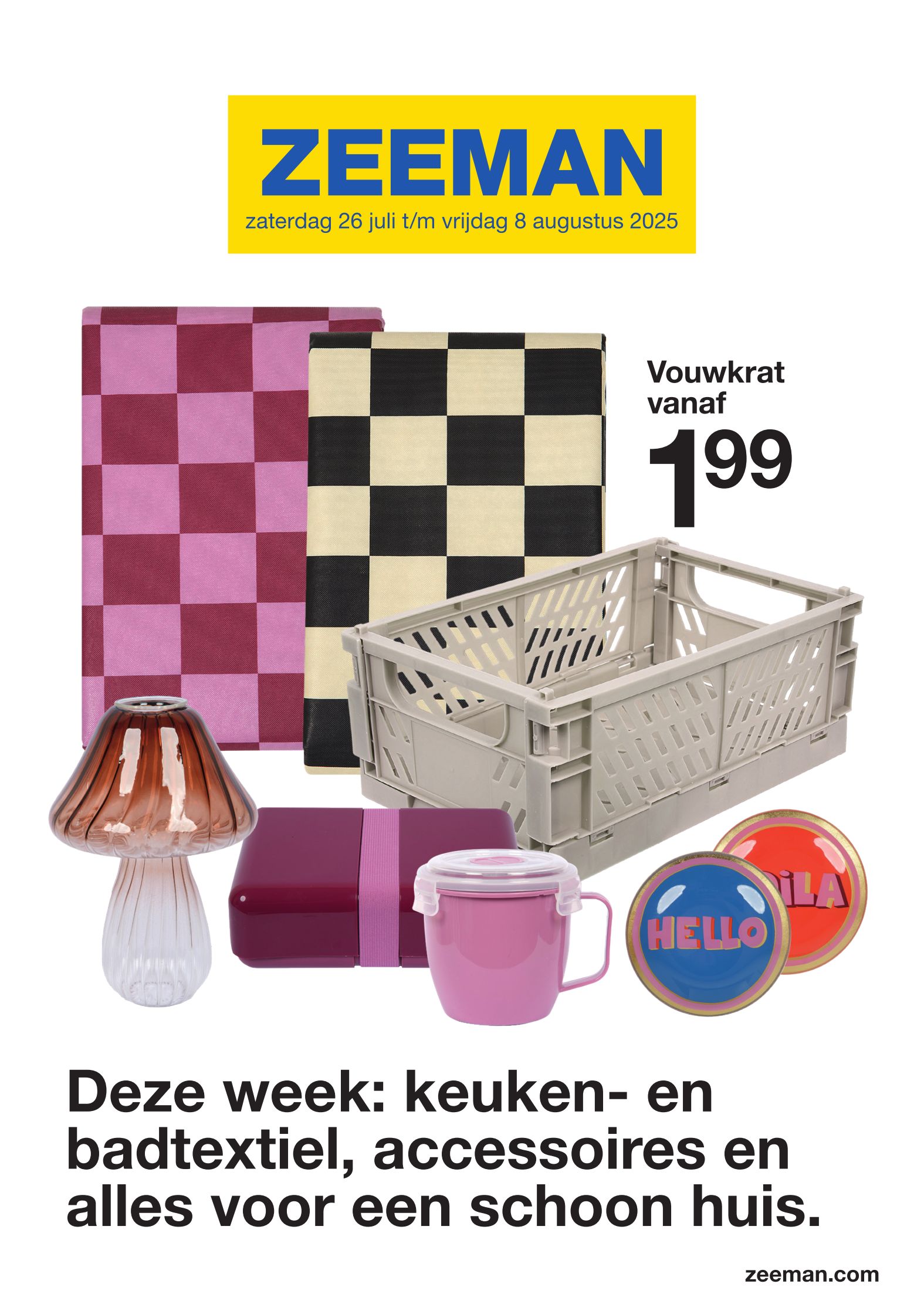zeeman - Zeeman folder geldig vanaf 26/07 - 08/08