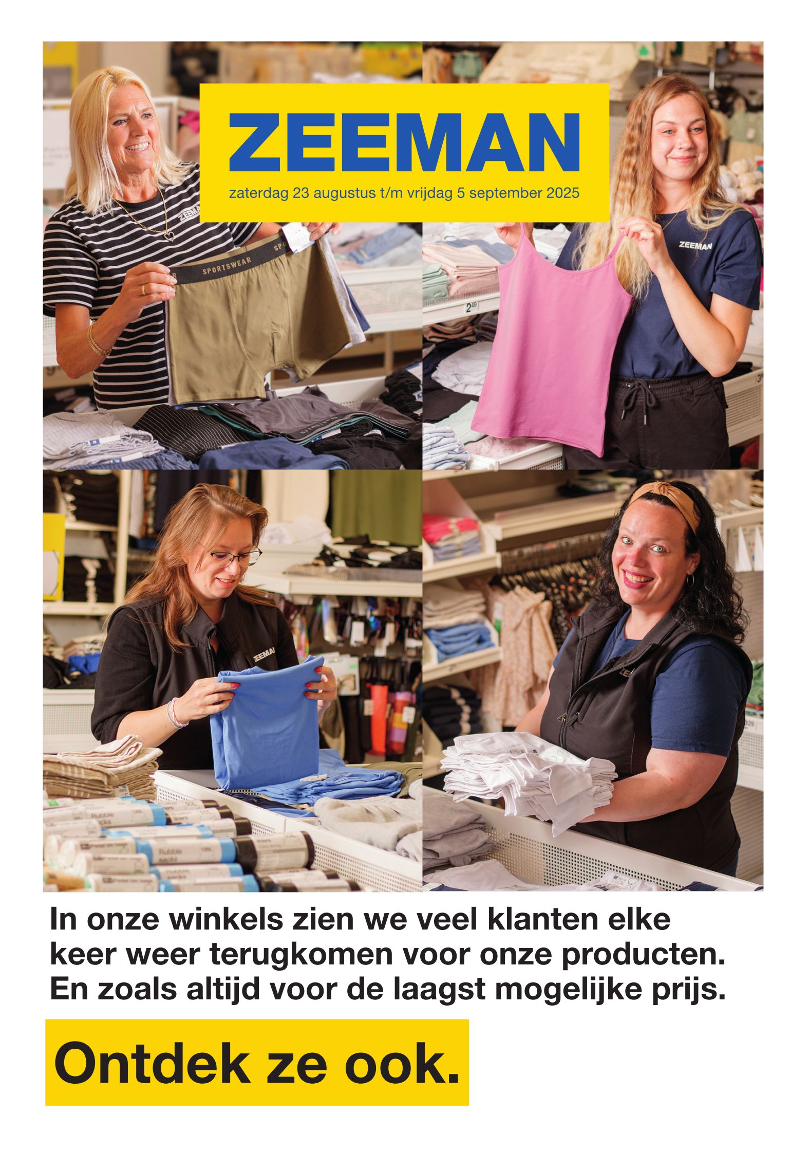 zeeman - Zeeman folder geldig vanaf 23/08 - 05/09 - page: 1
