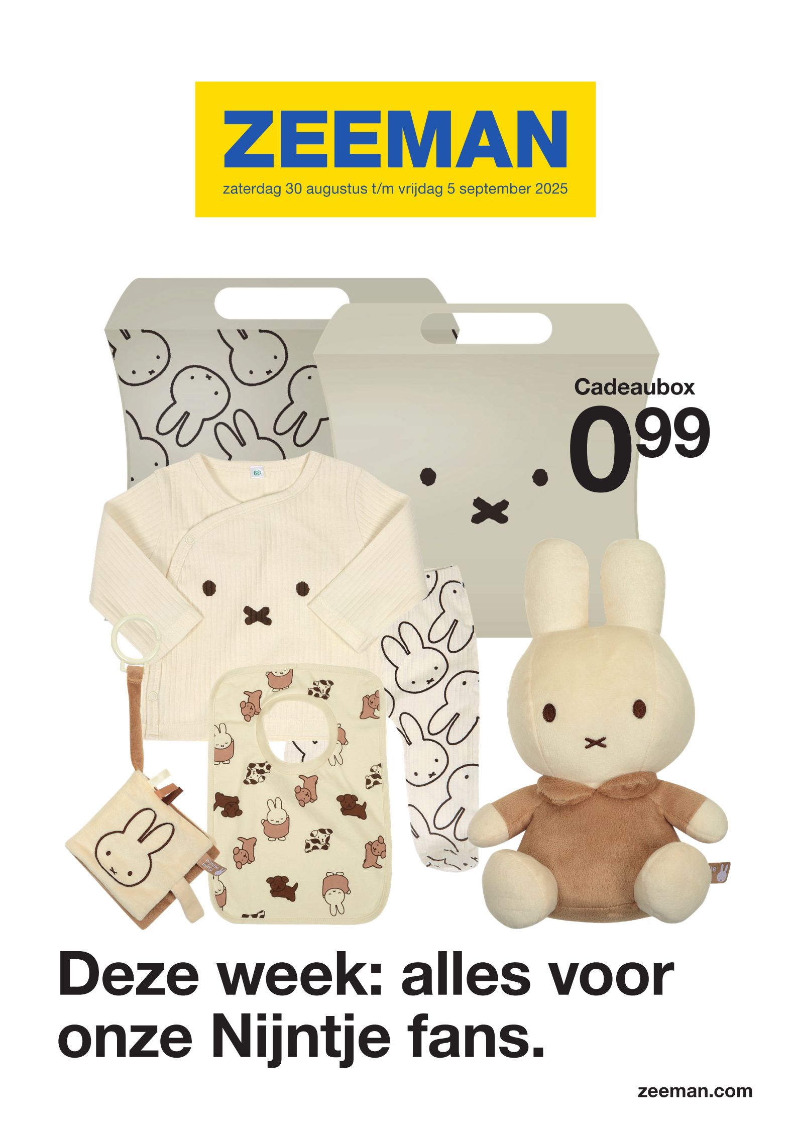 zeeman - Zeeman - Nijntje folder geldig vanaf 30/08 - 05/09