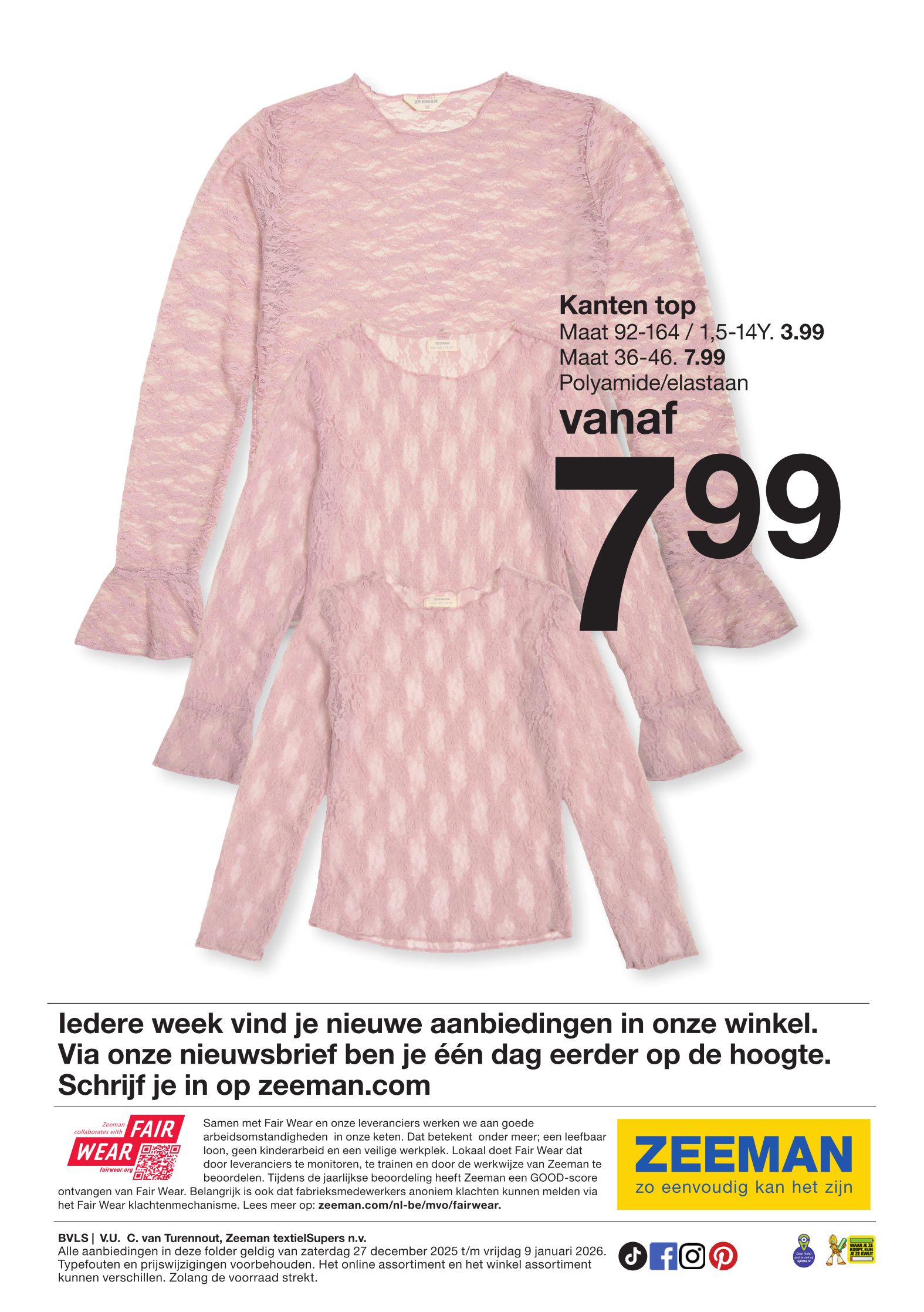 zeeman - De Zeeman folder geldig vanaf 27/12 t/m 09/01 - page: 27