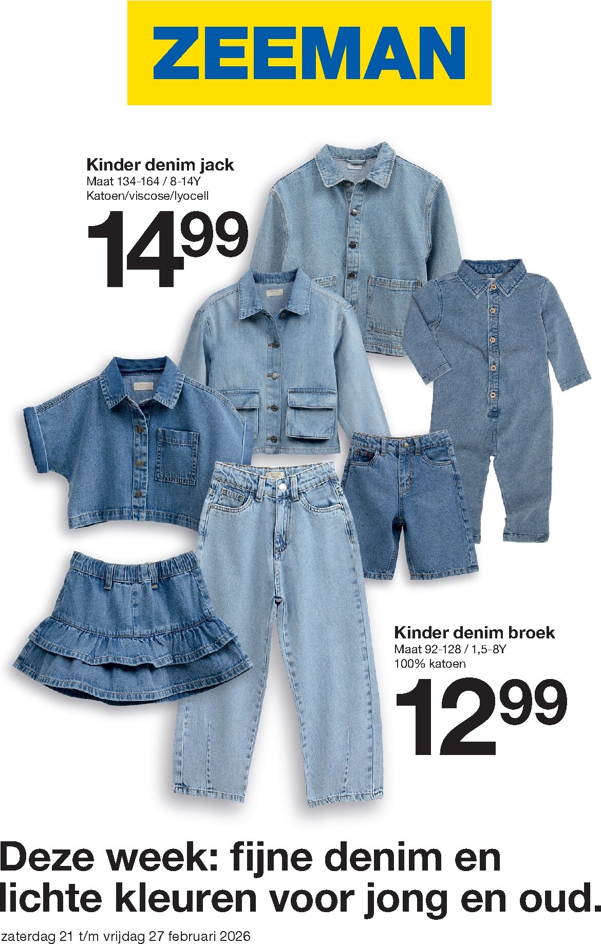 zeeman - De Zeeman folder geldig vanaf 21/02/2026 t/m 27/02/2026 - page: 1