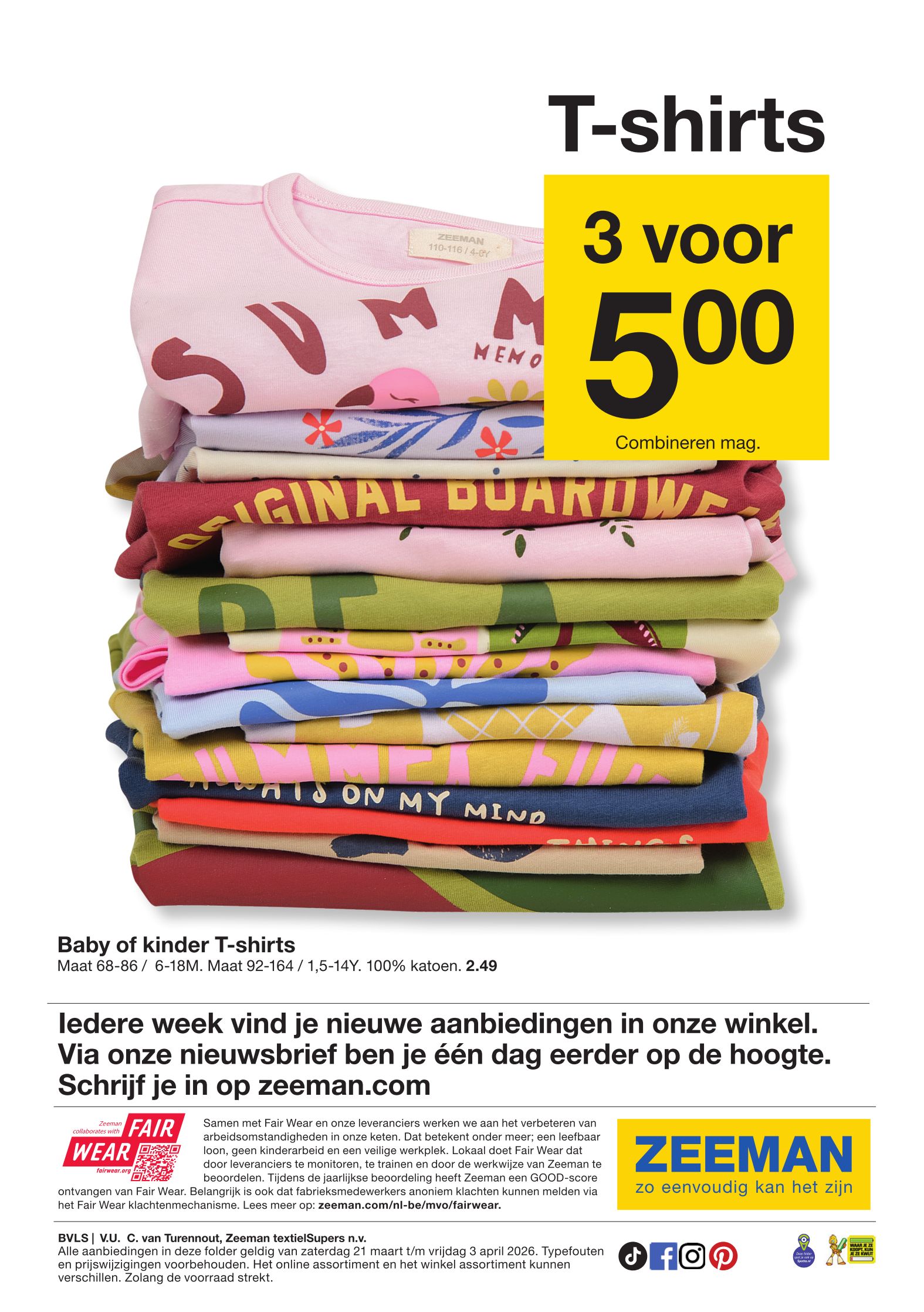 zeeman - De Zeeman folder geldig vanaf 21/03/2026 t/m 03/04/2026 - page: 33