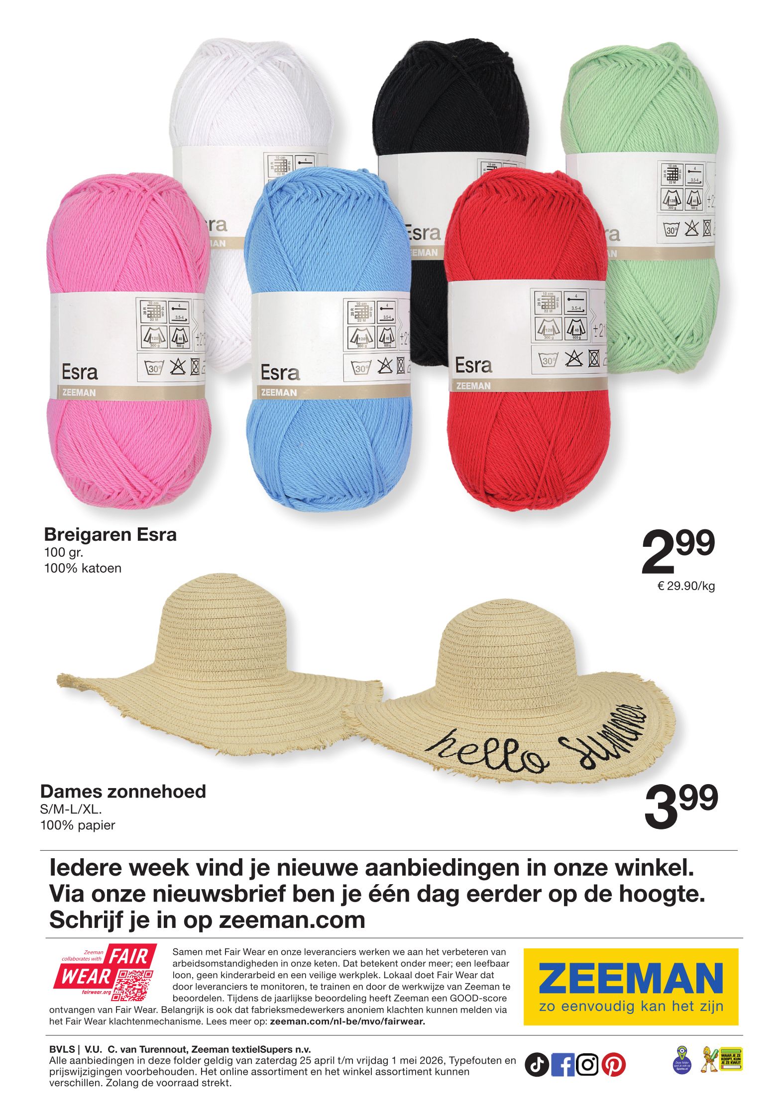 zeeman - Huidige Zeeman folder geldig van zaterdag 25/04/2026 tot vrijdag 01/05/2026 - page: 6