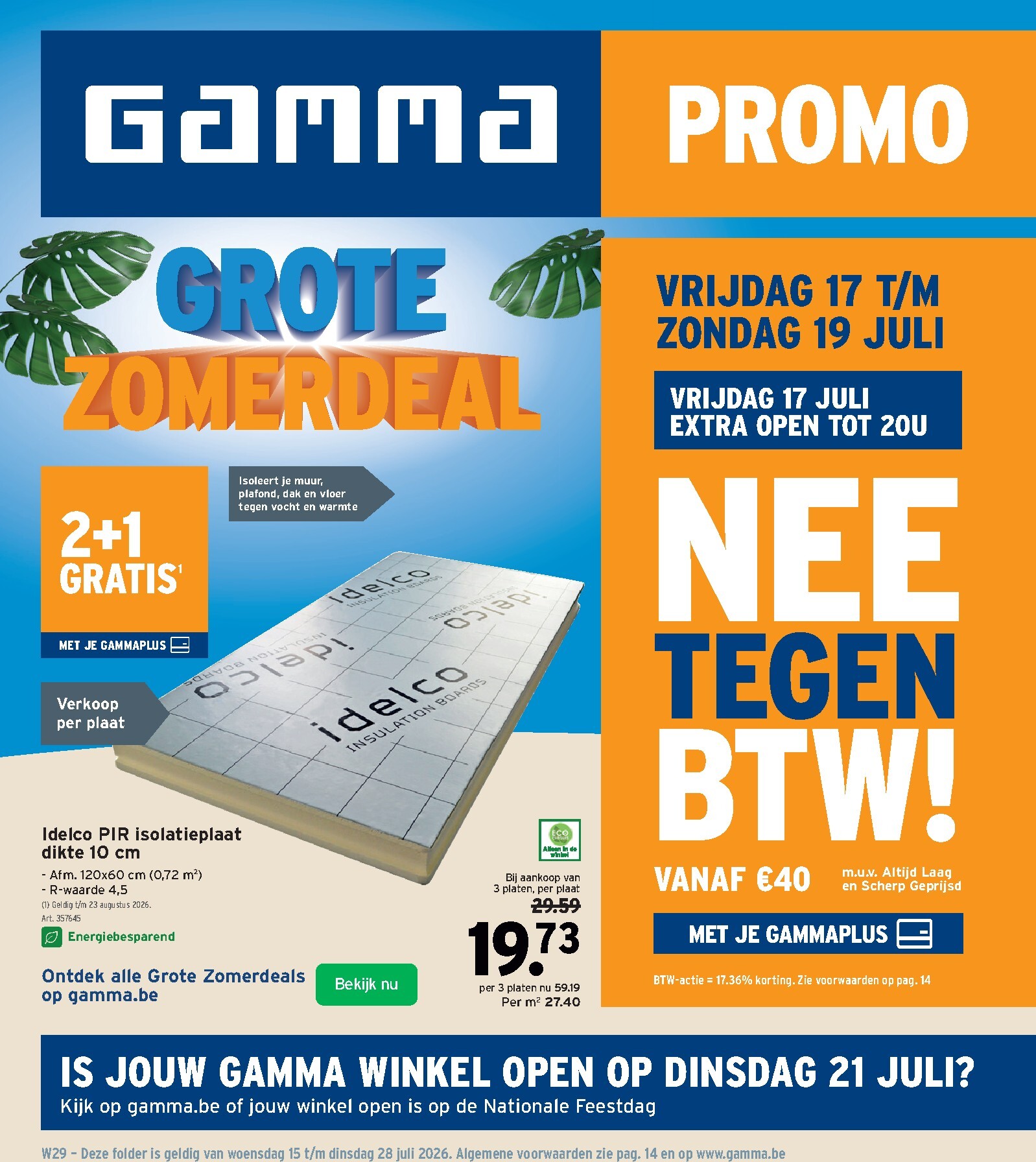 gamma - Huidige Gamma folder geldig van woensdag 15/07/2026 tot dinsdag 28/07/2026 - page: 1