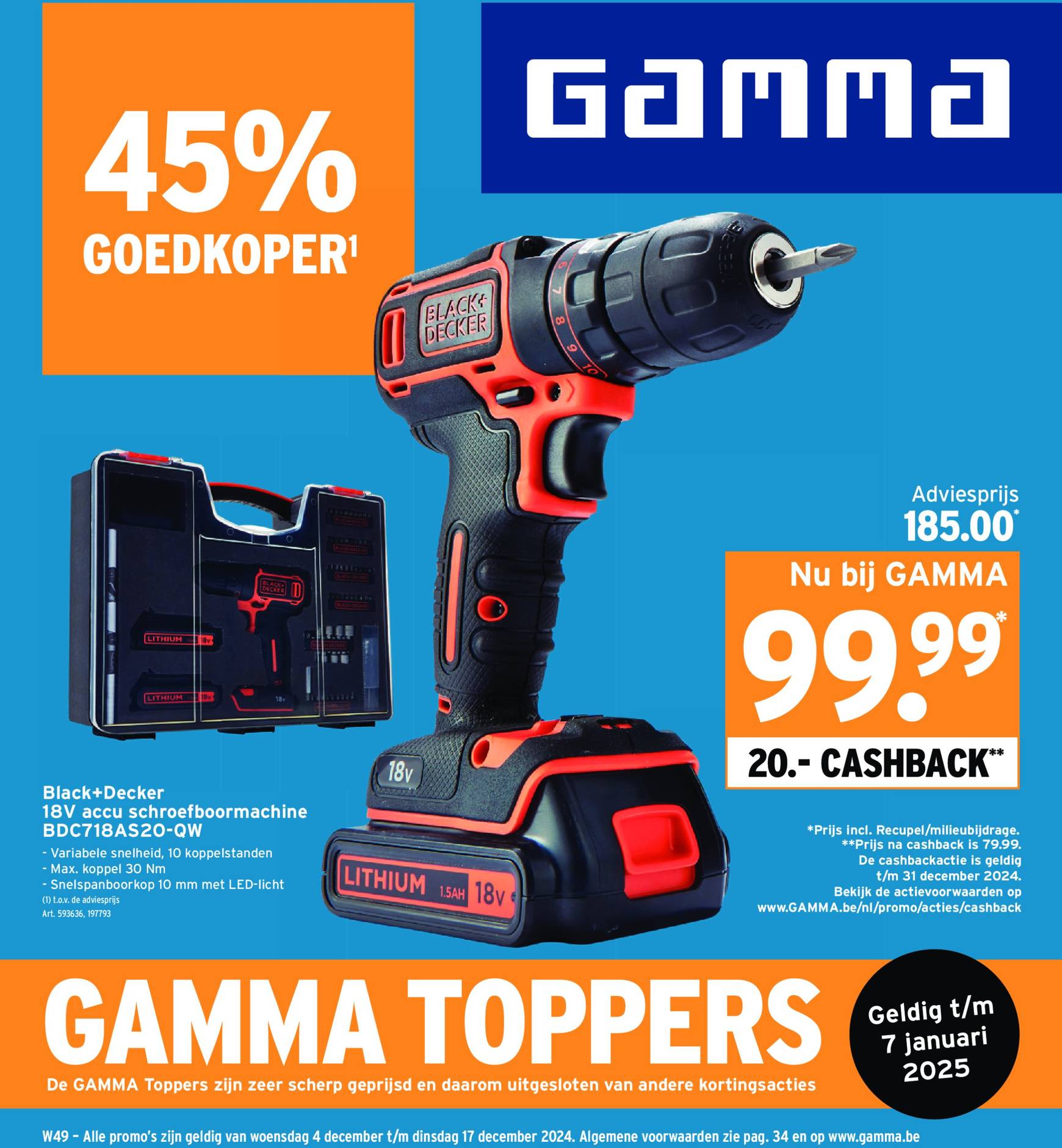 gamma - Gamma folder geldig vanaf 04/12 - 17/12