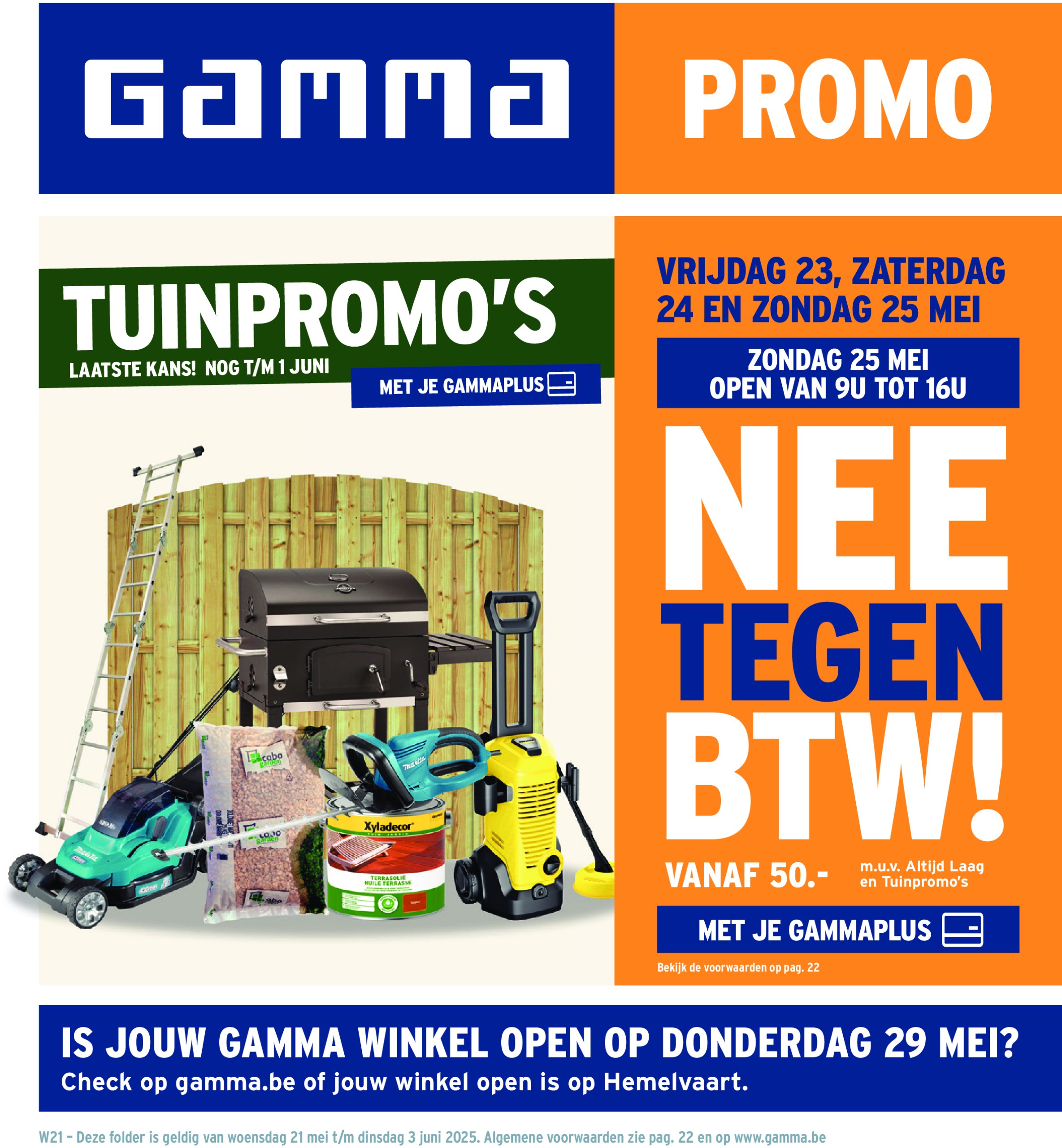 gamma - Gamma folder geldig vanaf 21/05 - 03/06