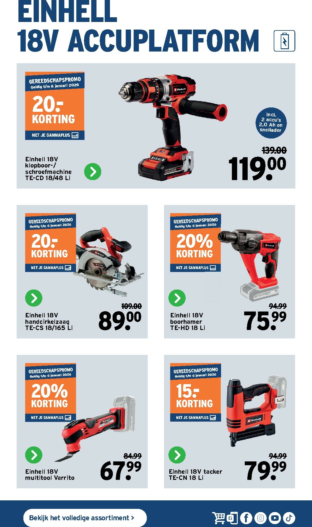 gamma - De Gamma - Gereedschapsspecial folder geldig vanaf 08/10 t/m 06/01 - page: 19