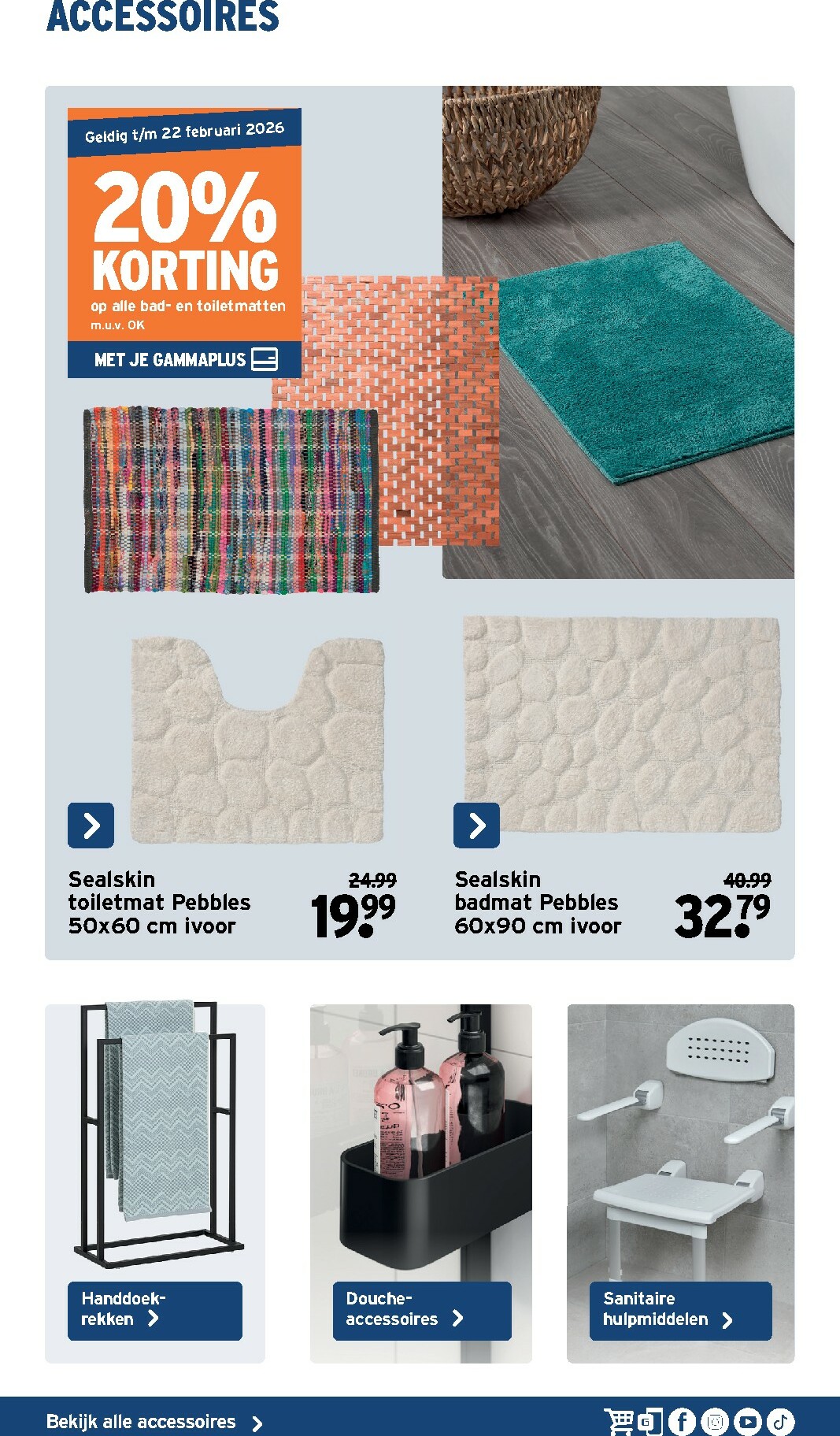 gamma - De Gamma - Sanitairspecial folder geldig vanaf 07/01 t/m 22/02 - page: 43