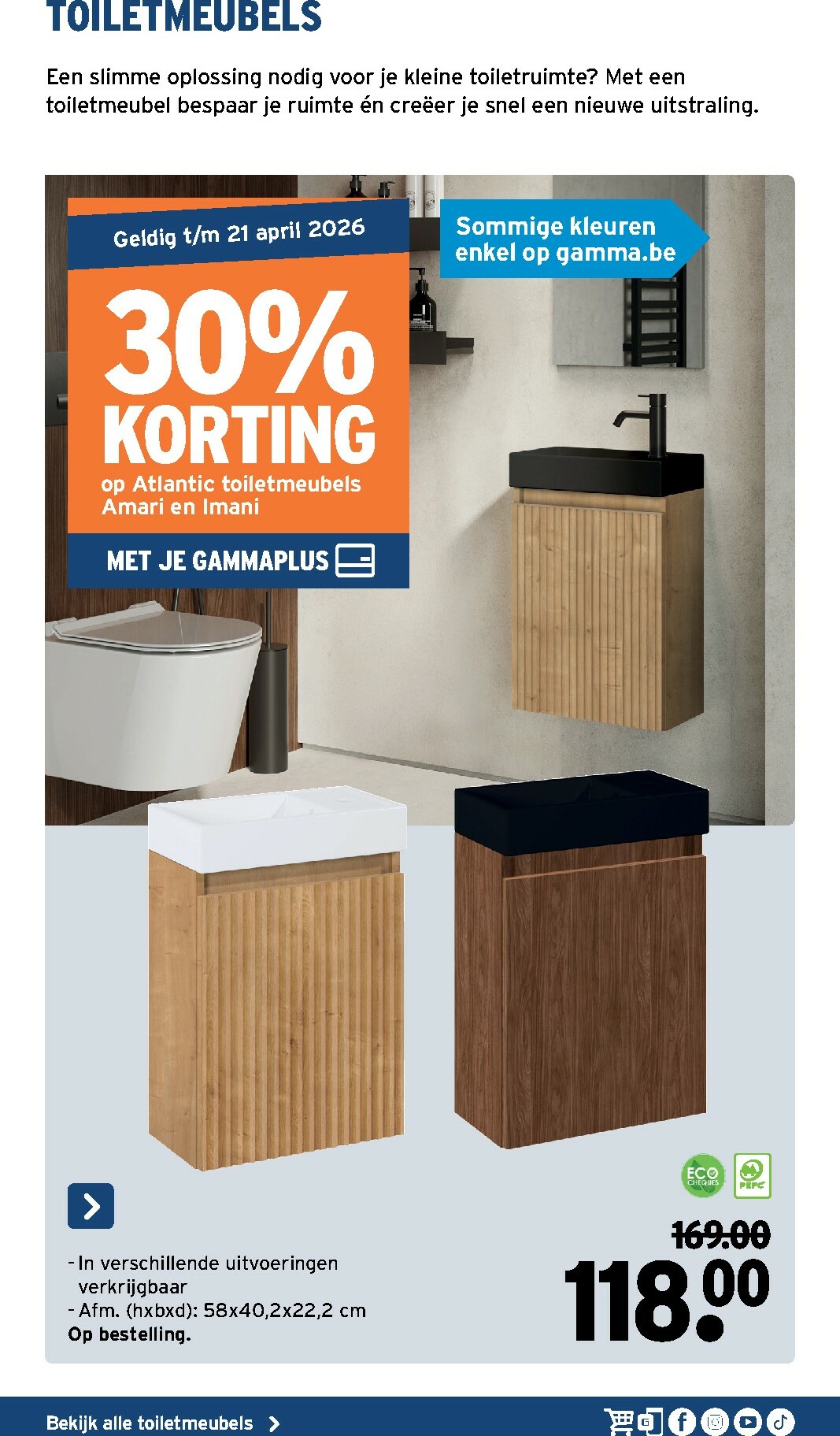 gamma - De Gamma - Sanitairspecial folder geldig vanaf 07/01 t/m 22/02 - page: 15