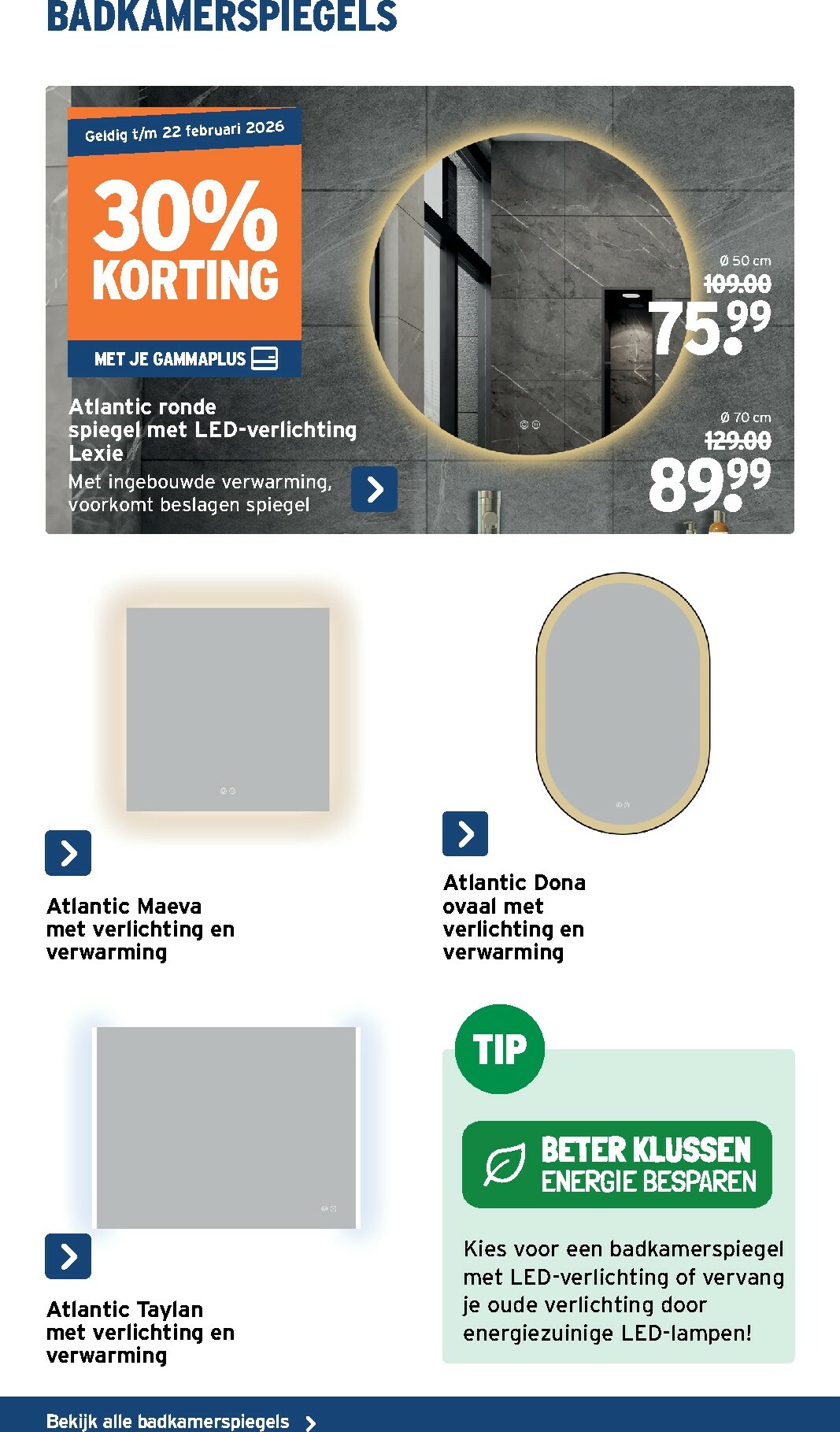 gamma - De Gamma - Sanitairspecial folder geldig vanaf 07/01 t/m 22/02 - page: 44