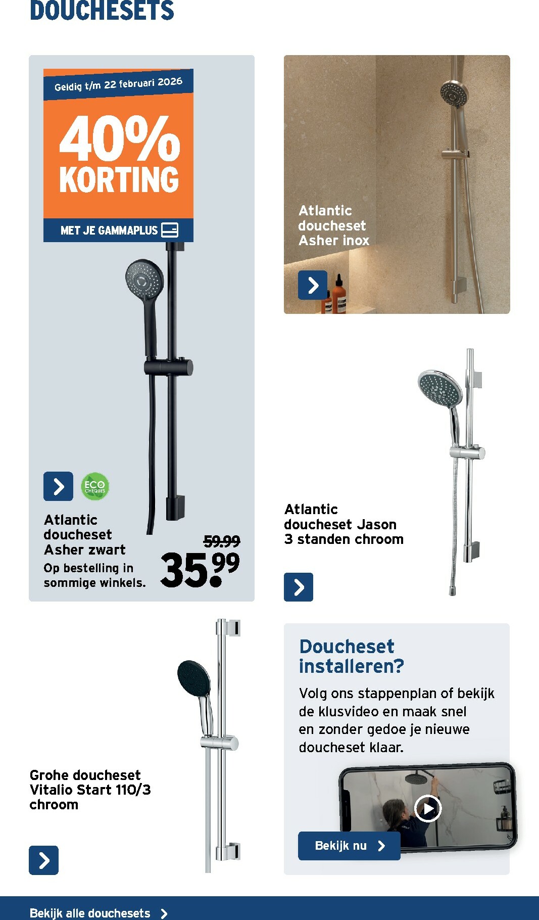 gamma - De Gamma - Sanitairspecial folder geldig vanaf 07/01 t/m 22/02 - page: 34