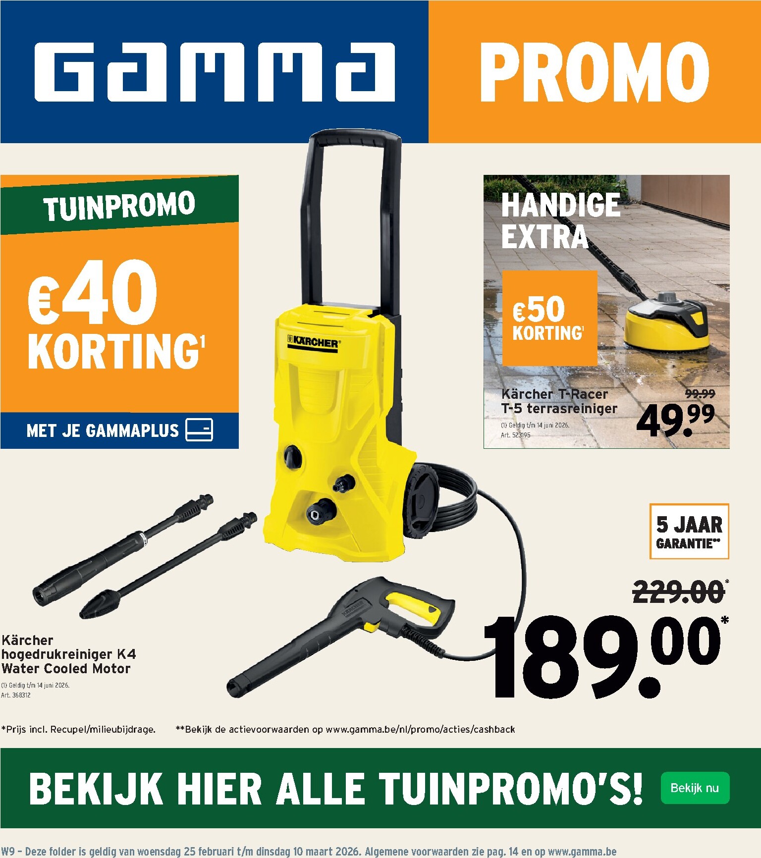 gamma - De Gamma folder geldig vanaf 25/02/2026 t/m 10/03/2026