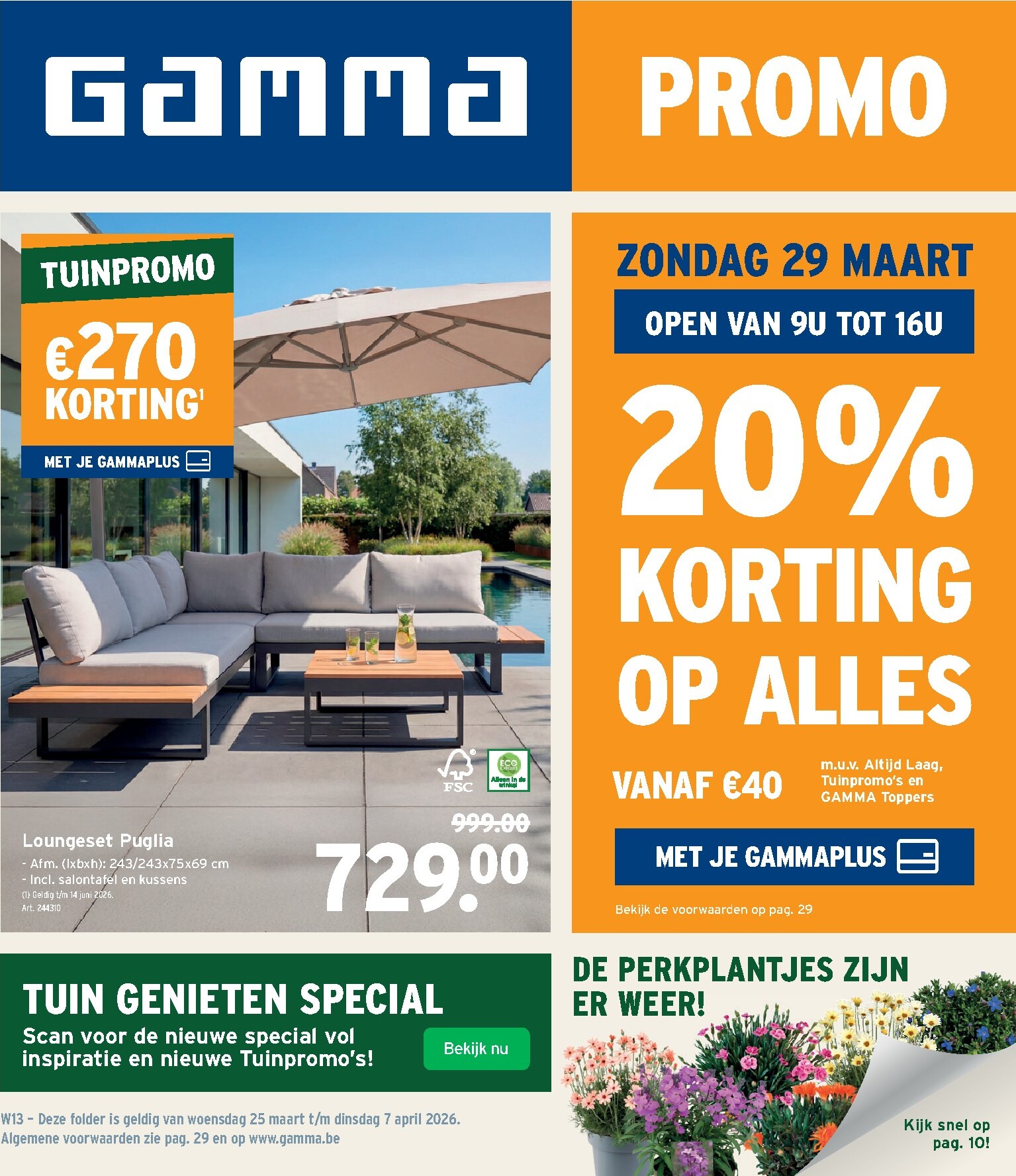 gamma - De Gamma folder geldig vanaf 25/03/2026 t/m 07/04/2026