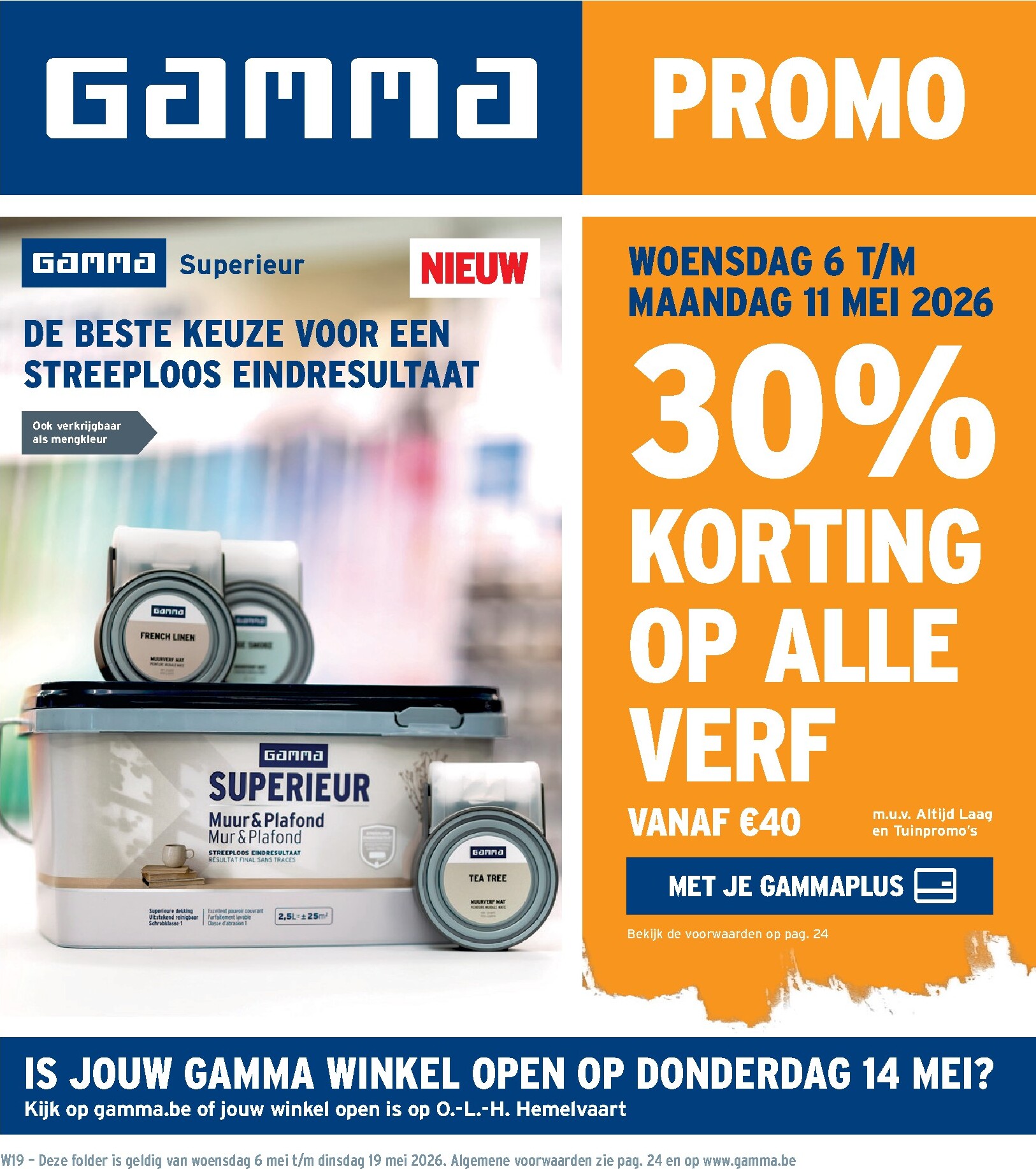 gamma - Huidige Gamma folder geldig van woensdag 06/05/2026 tot dinsdag 19/05/2026
