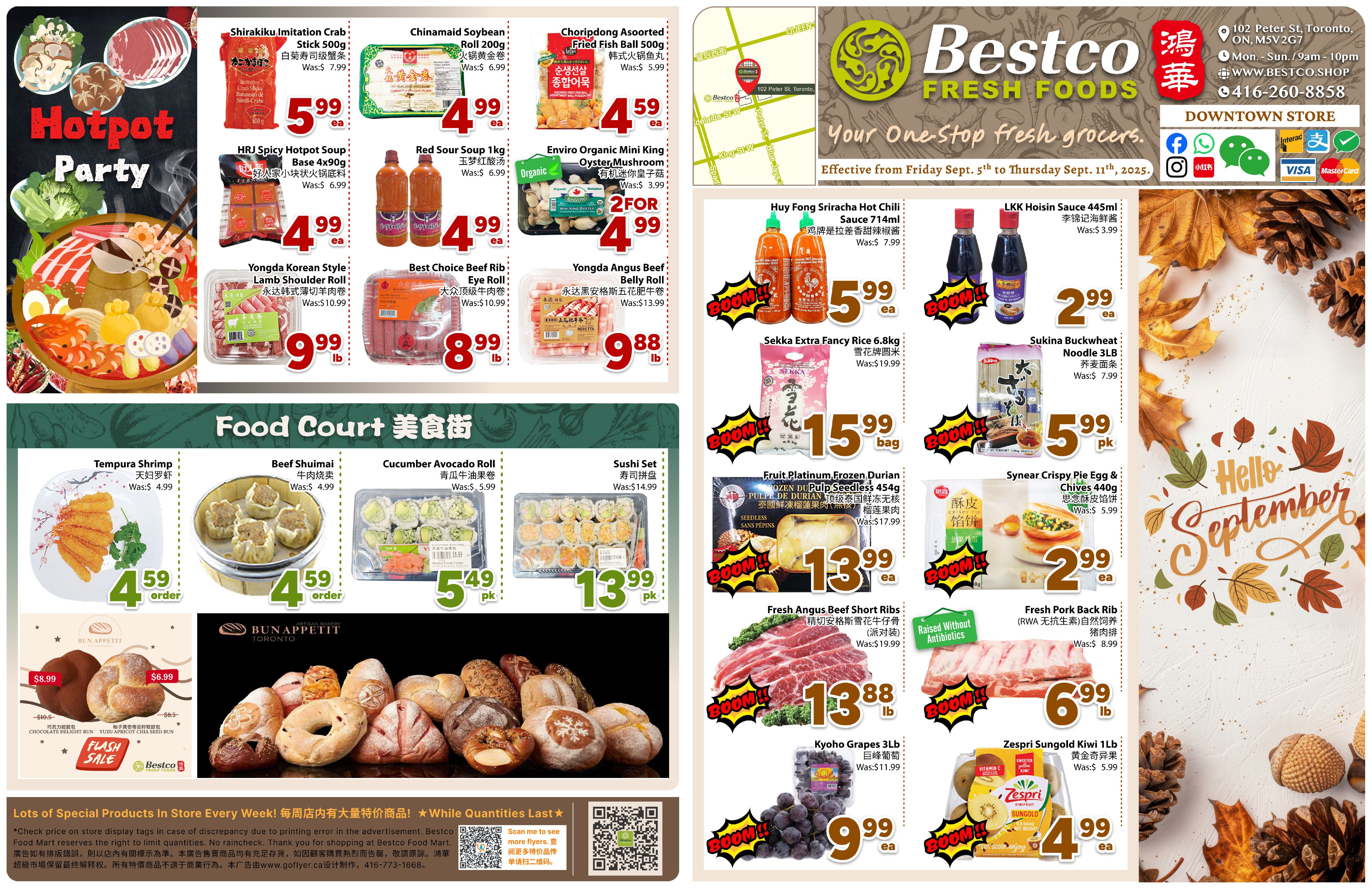 bestco - Bestco - Downtown flyer valid from 09-05 - 09-11