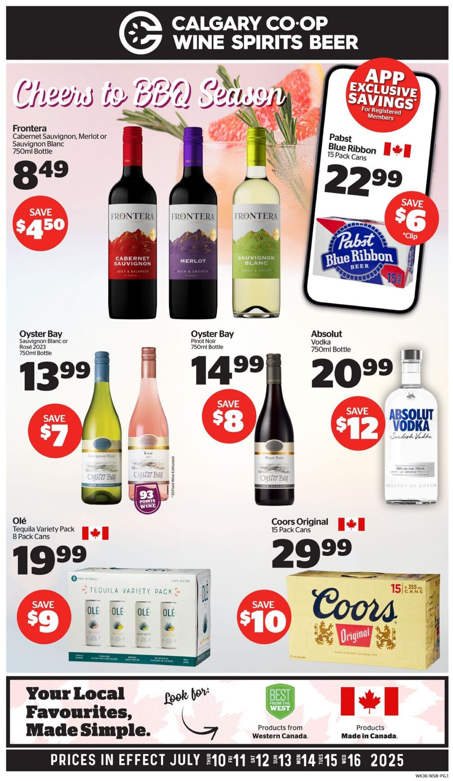 calgary-co-op - Calgary Co-op flyer valid from 07-10 - 07-16 - page: 1