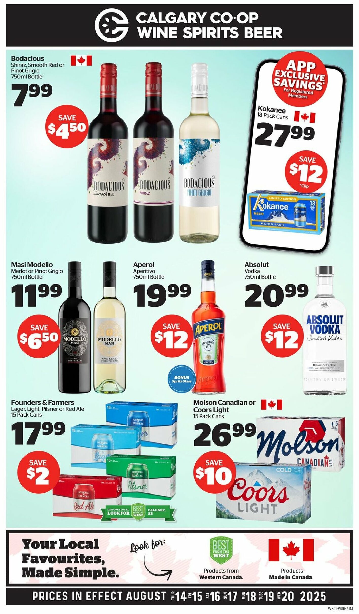 calgary-co-op - Calgary Co-op flyer valid from 08-14 - 08-20