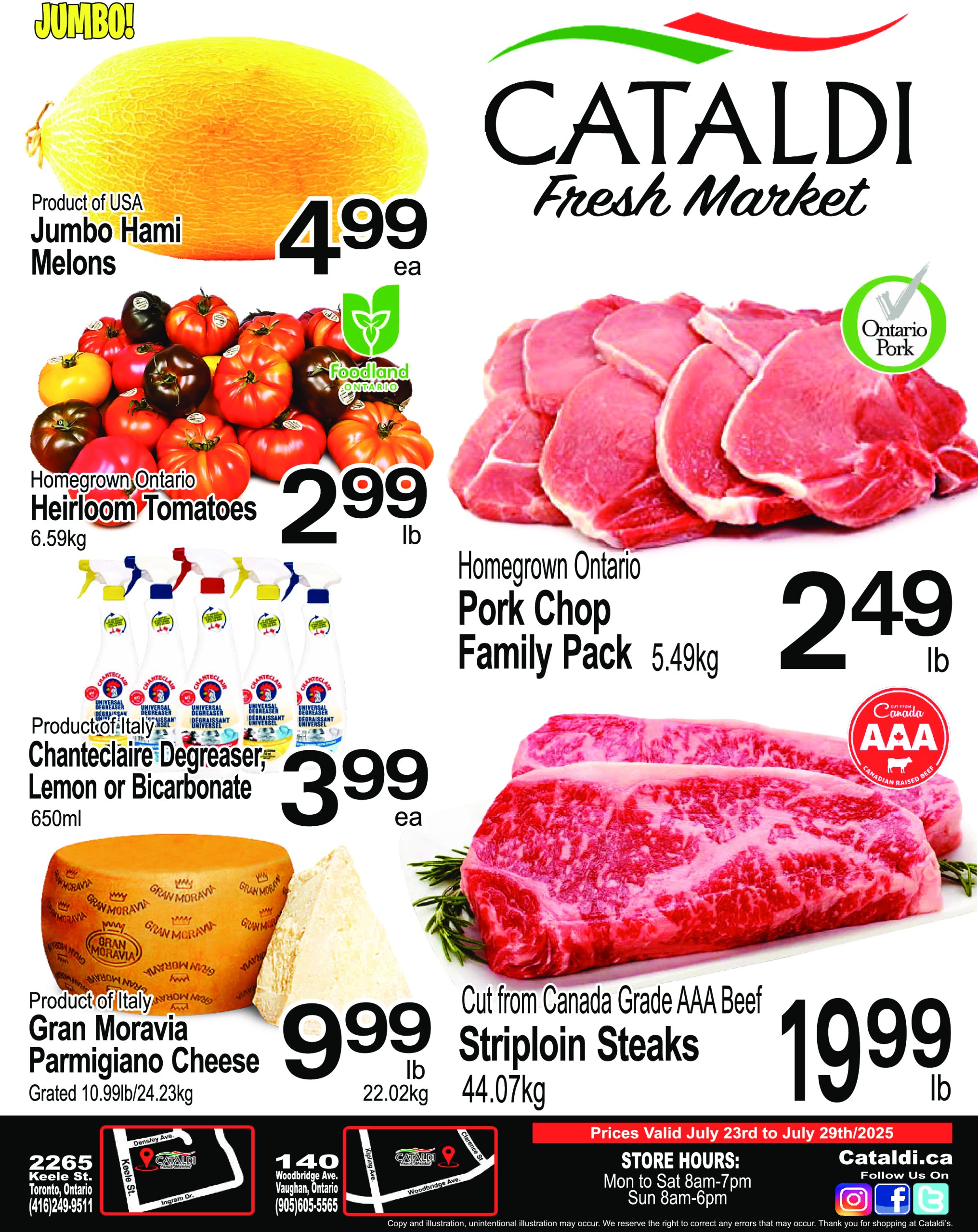 cataldi-fresh-market - Cataldi Fresh Market flyer valid from 07-23 - 07-29 - page: 1