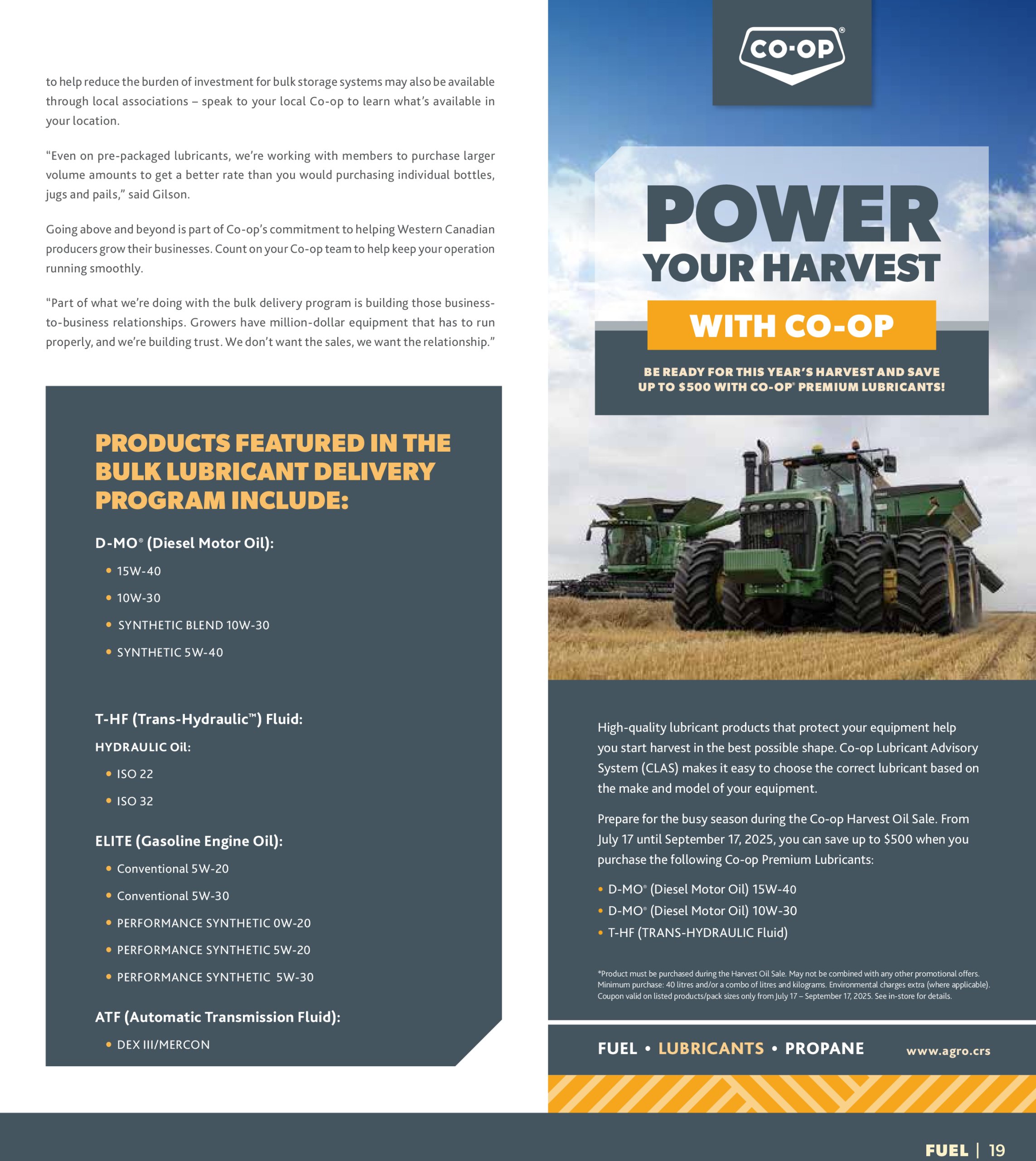 coop - Coop - Fall Agro Advisor flyer valid from 07-17 - 10-16 - page: 19