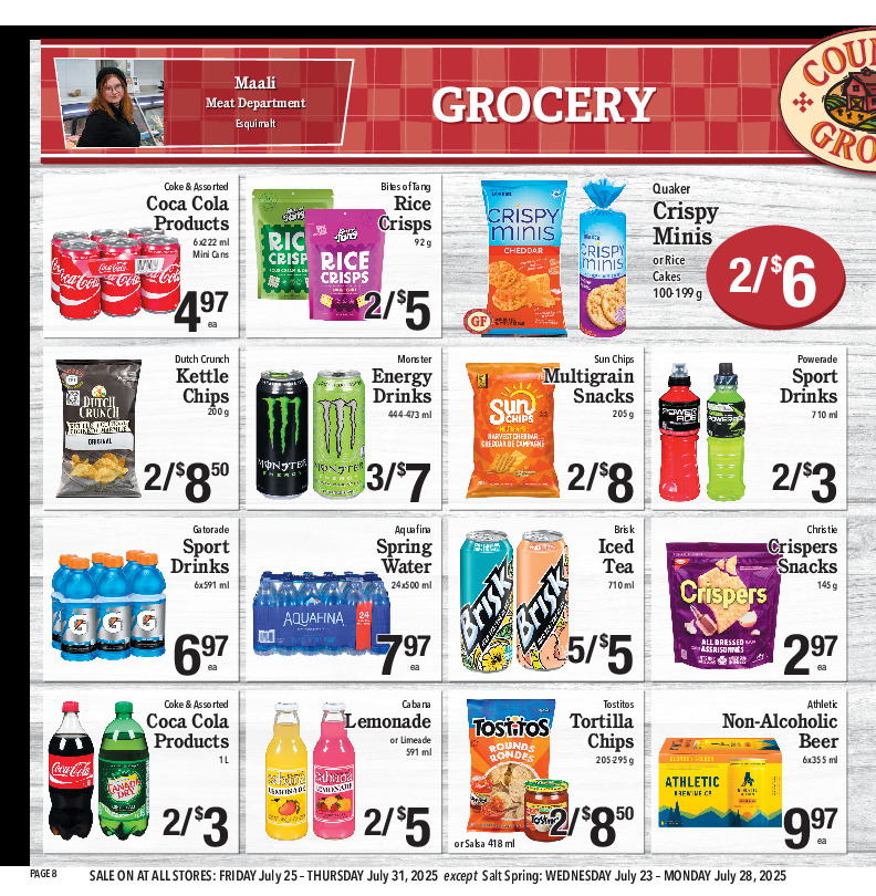 country-grocer - Country Grocer flyer valid from 07-25 - 07-31 - page: 8
