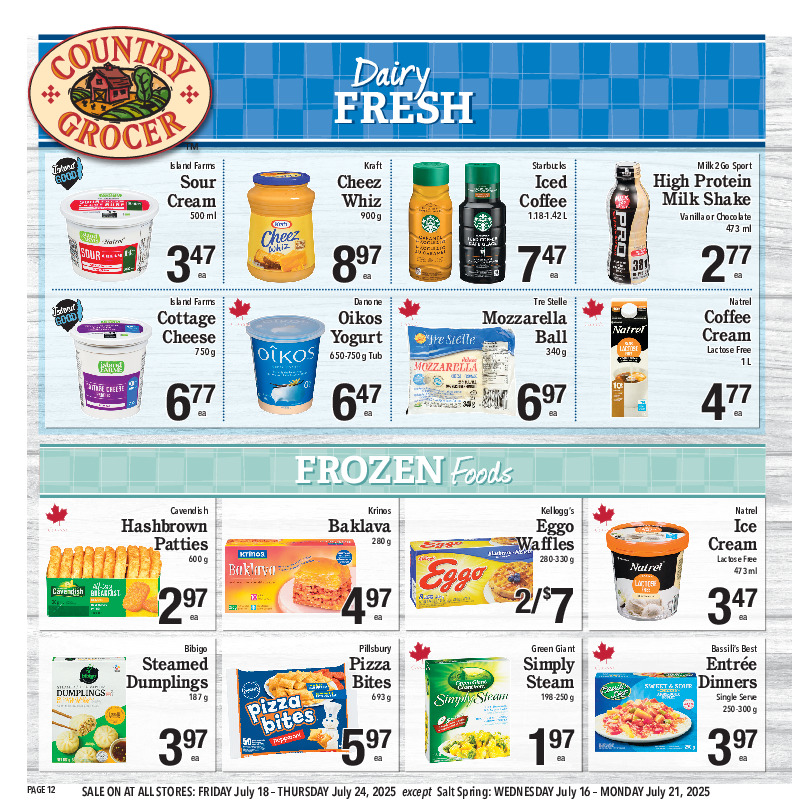 country-grocer - Country Grocer flyer valid from 07-18 - 07-24 - page: 12