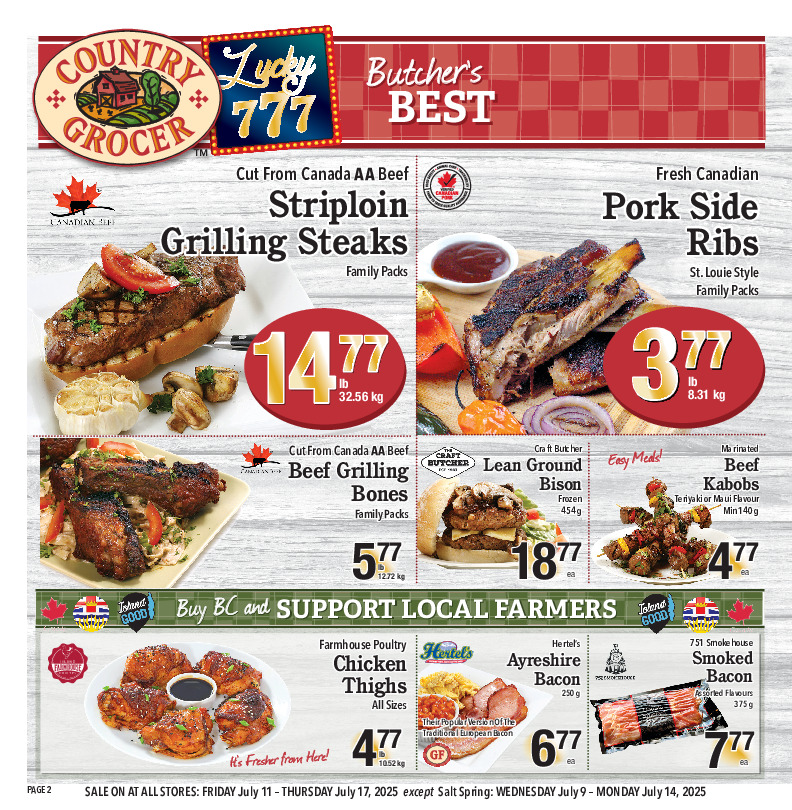 country-grocer - Country Grocer flyer valid from 07-11 - 07-17 - page: 2
