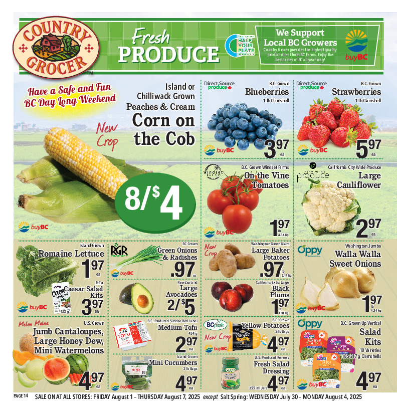 country-grocer - Country Grocer flyer valid from 08-01 - 08-07 - page: 14