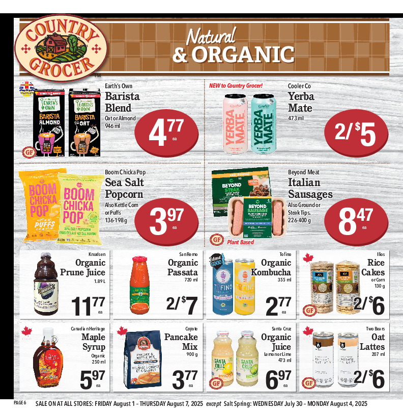 country-grocer - Country Grocer flyer valid from 08-01 - 08-07 - page: 6