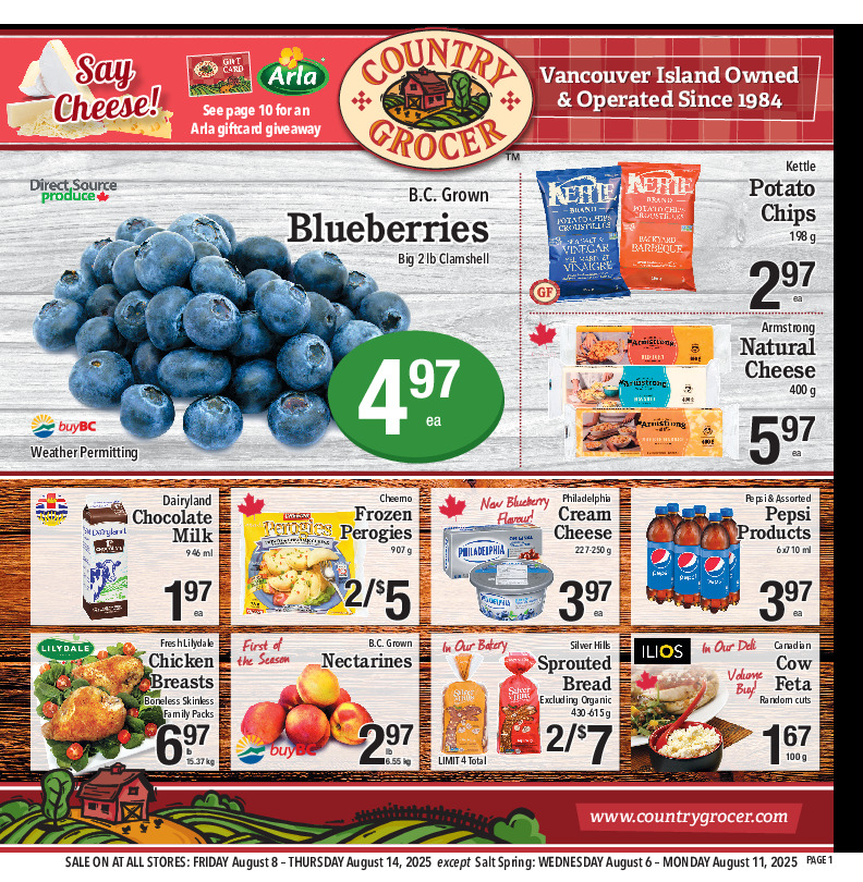 country-grocer - Country Grocer flyer valid from 08-08 - 08-14 - page: 1