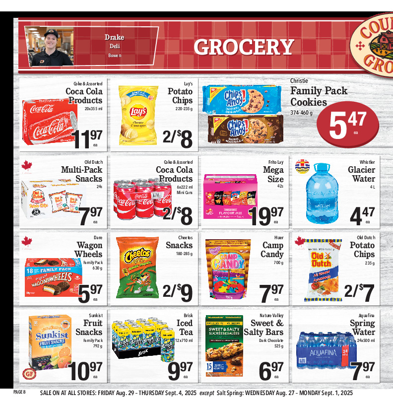 country-grocer - Country Grocer flyer valid from 08-29 - 09-04 - page: 8