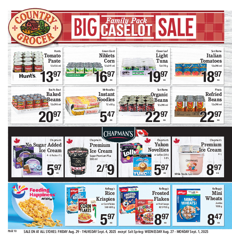 country-grocer - Country Grocer flyer valid from 08-29 - 09-04 - page: 10
