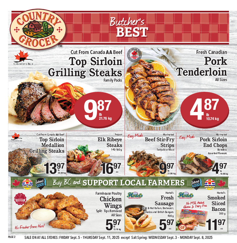 country-grocer - Country Grocer flyer valid from 09-05 - 09-11 - page: 2