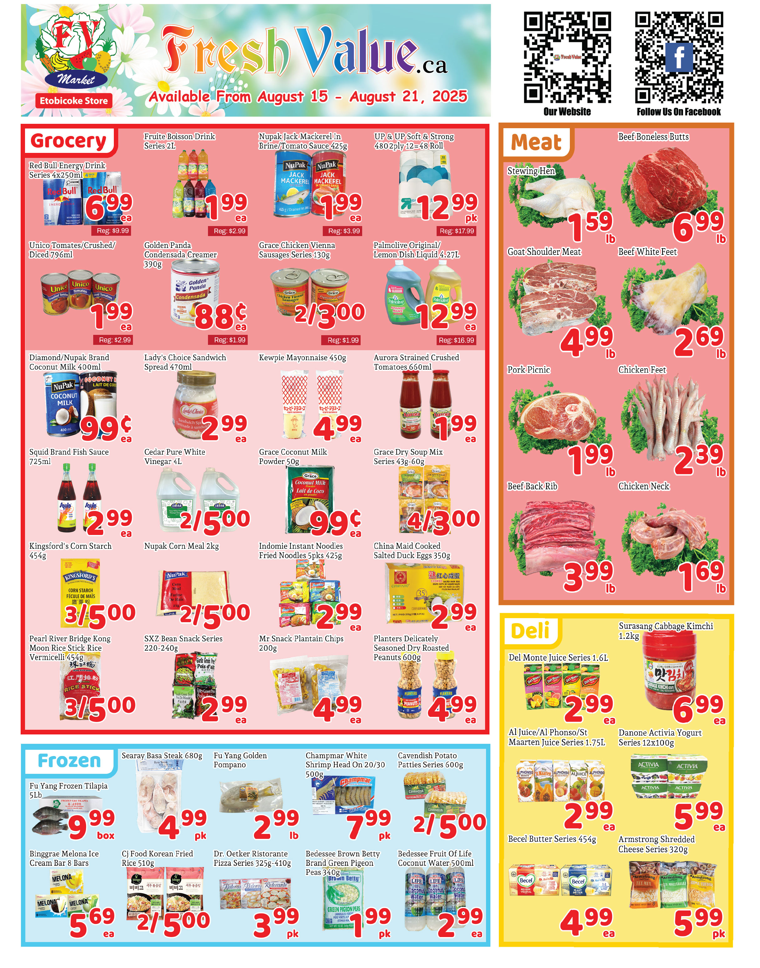fresh-value-market - Fresh Value Market - Etobicoke flyer valid from 08-15 - 08-21