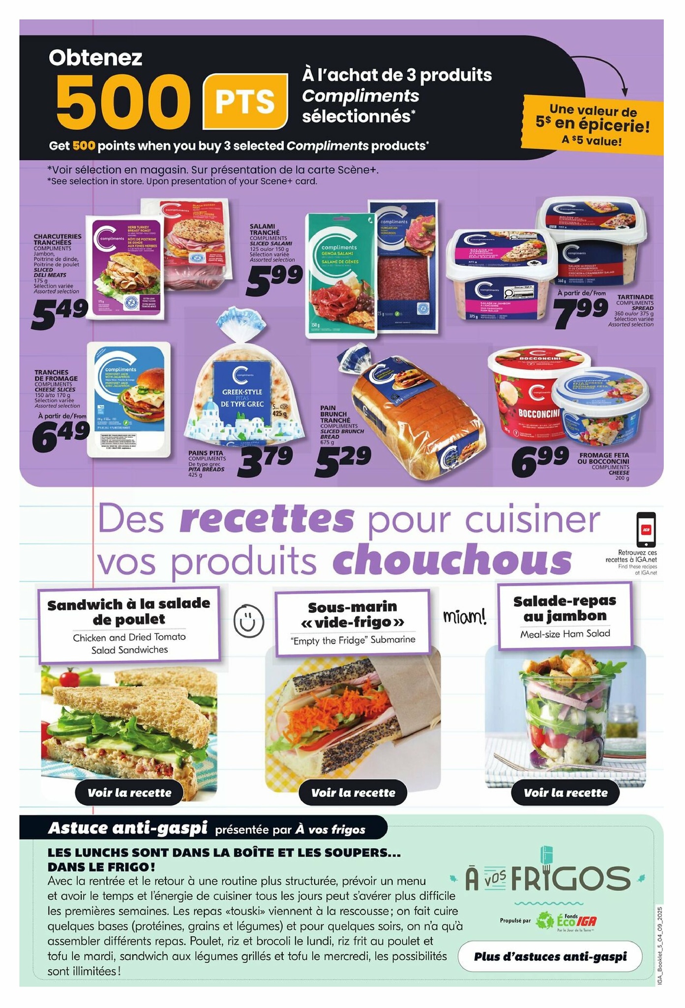 iga - IGA - Back to school flyer valid from 09-04 - 09-10 - page: 5