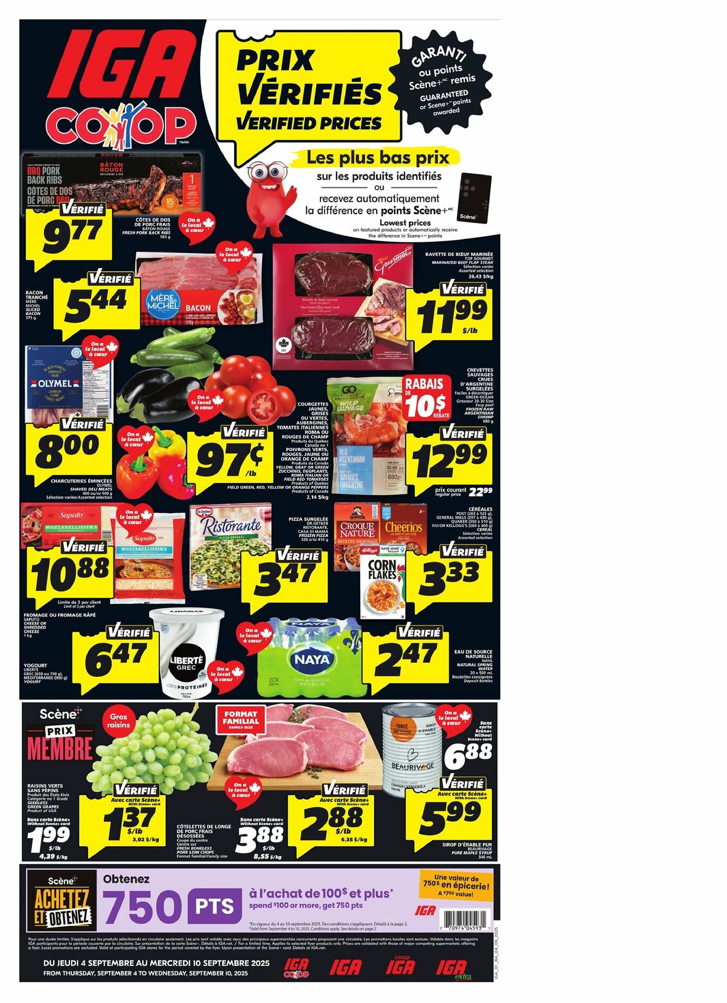 iga - IGA - New Brunswick flyer valid from 09-04 - 09-10 - page: 1