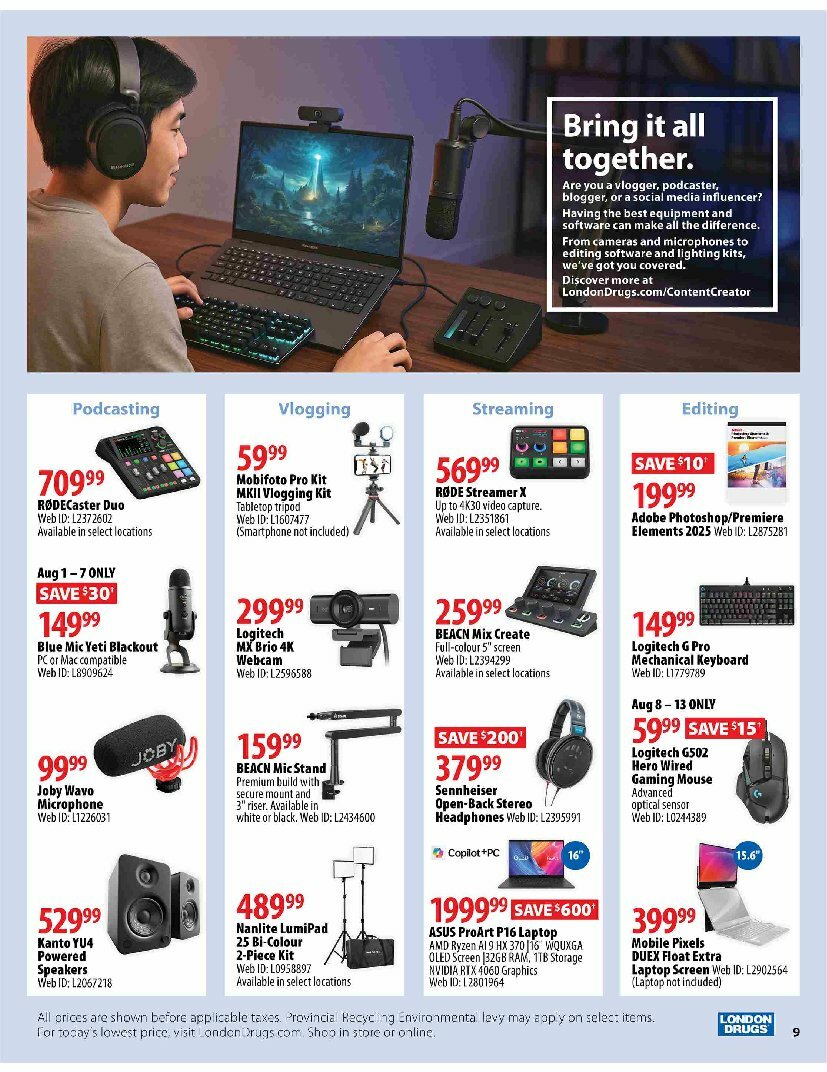 london-drugs - London Drugs - Back to School flyer valid from 07-31 - 08-13 - page: 9