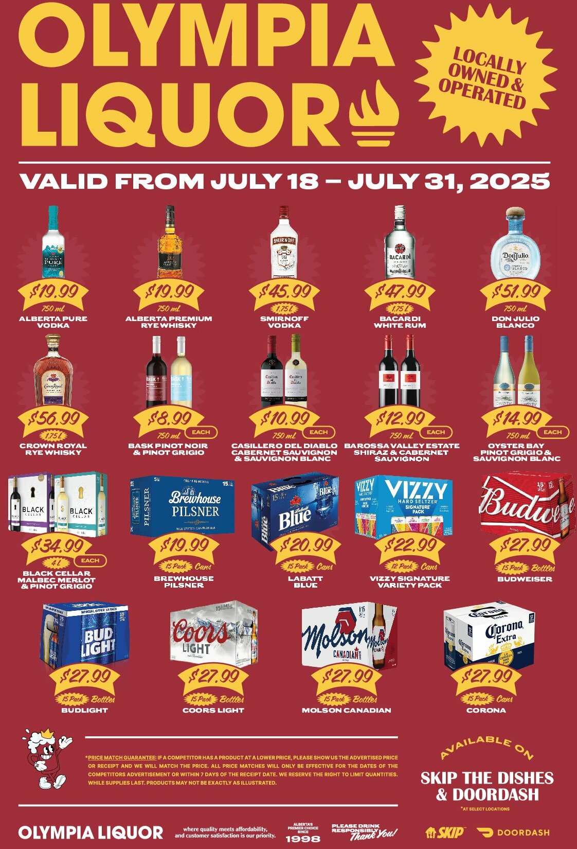 olympia-liquor - Olympia Liquor flyer valid from 07-18 - 07-31 - page: 1