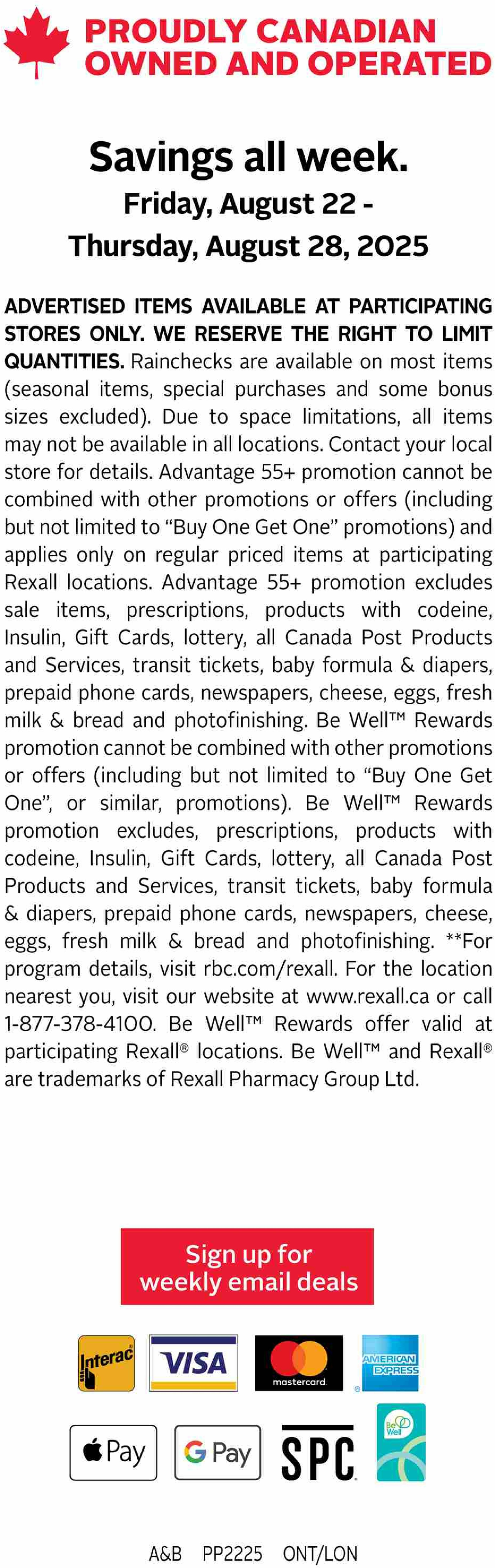 rexall - Rexall flyer valid from 08-22 - 08-28 - page: 17