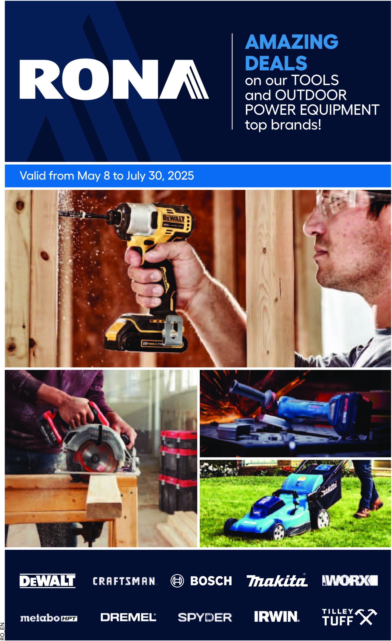 rona - Rona - Tools Catalogue flyer valid from 05-08 - 07-30 - page: 1