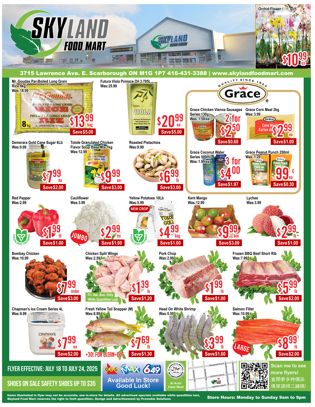 skyland-food-mart - Skyland Food Mart flyer valid from 07-18 - 07-24 - page: 1