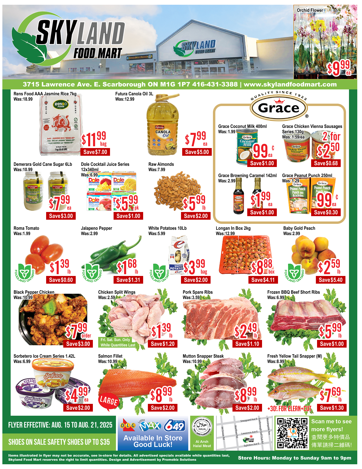 skyland-food-mart - Skyland Food Mart flyer valid from 08-15 - 08-21 - page: 1