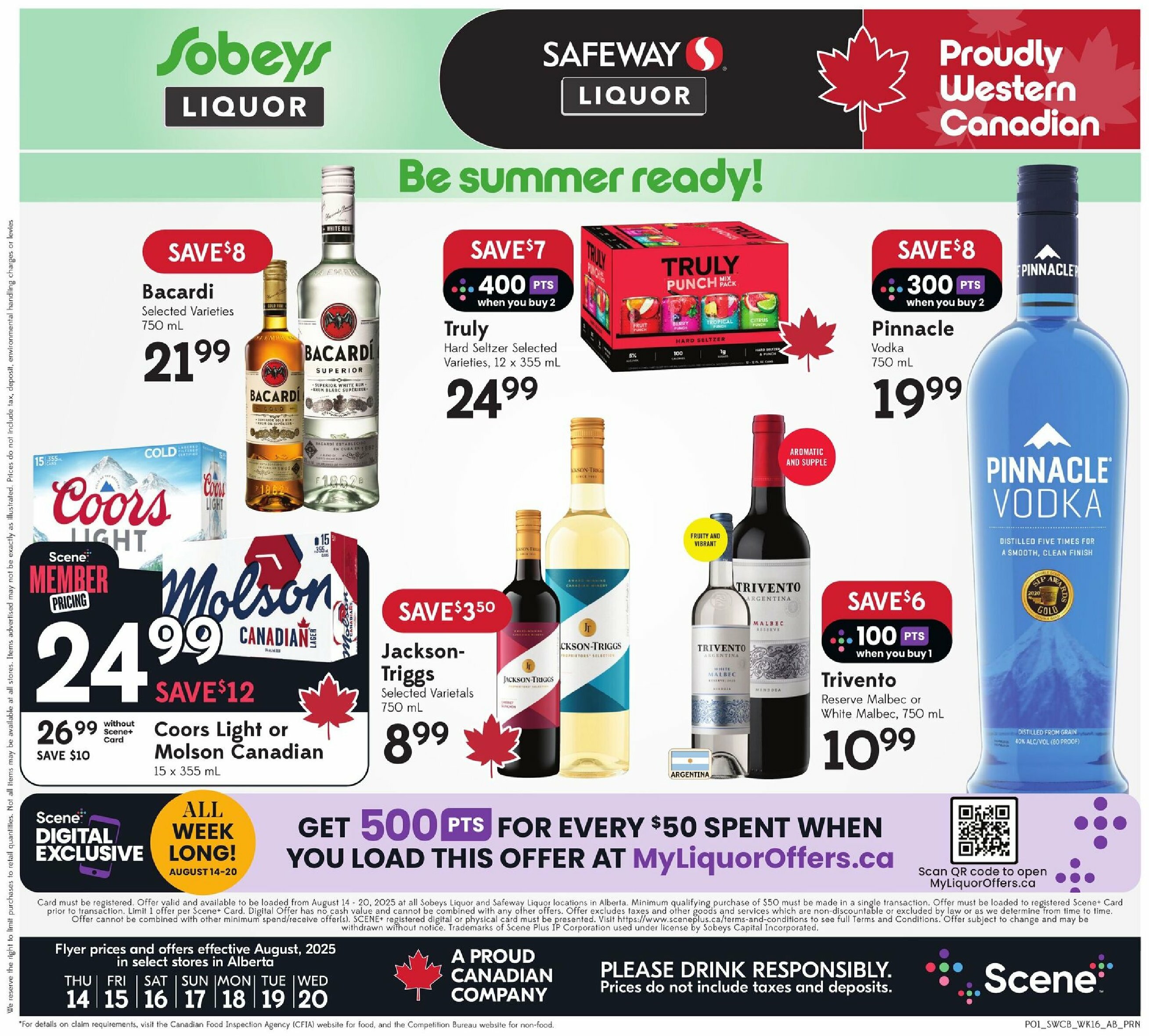 sobeys-liquor - Sobeys Liquor flyer valid from 08-14 - 08-20 - page: 1