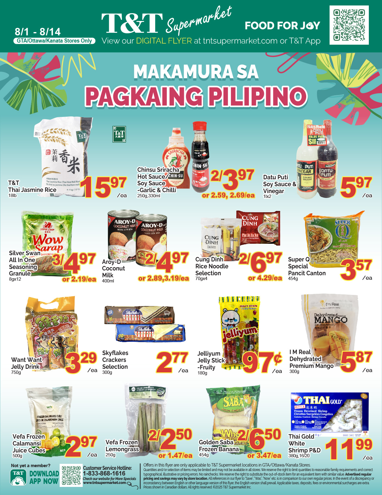 t-t - T&T - Makamura sa Pagkaing Pilipino flyer valid from 08-01 - 08-14
