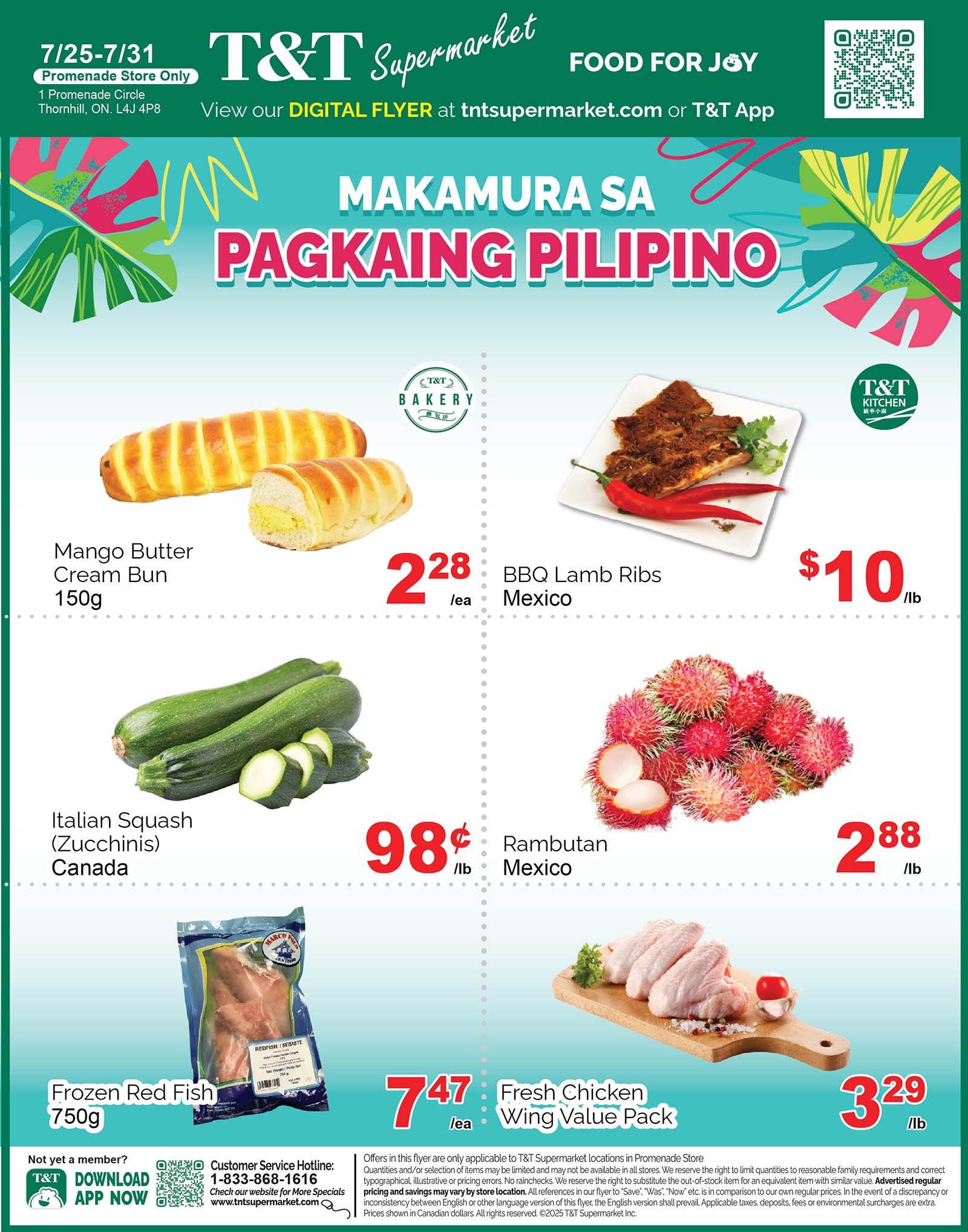 t-t - T&T - Promenade Store Only flyer valid from 07-25 - 07-31