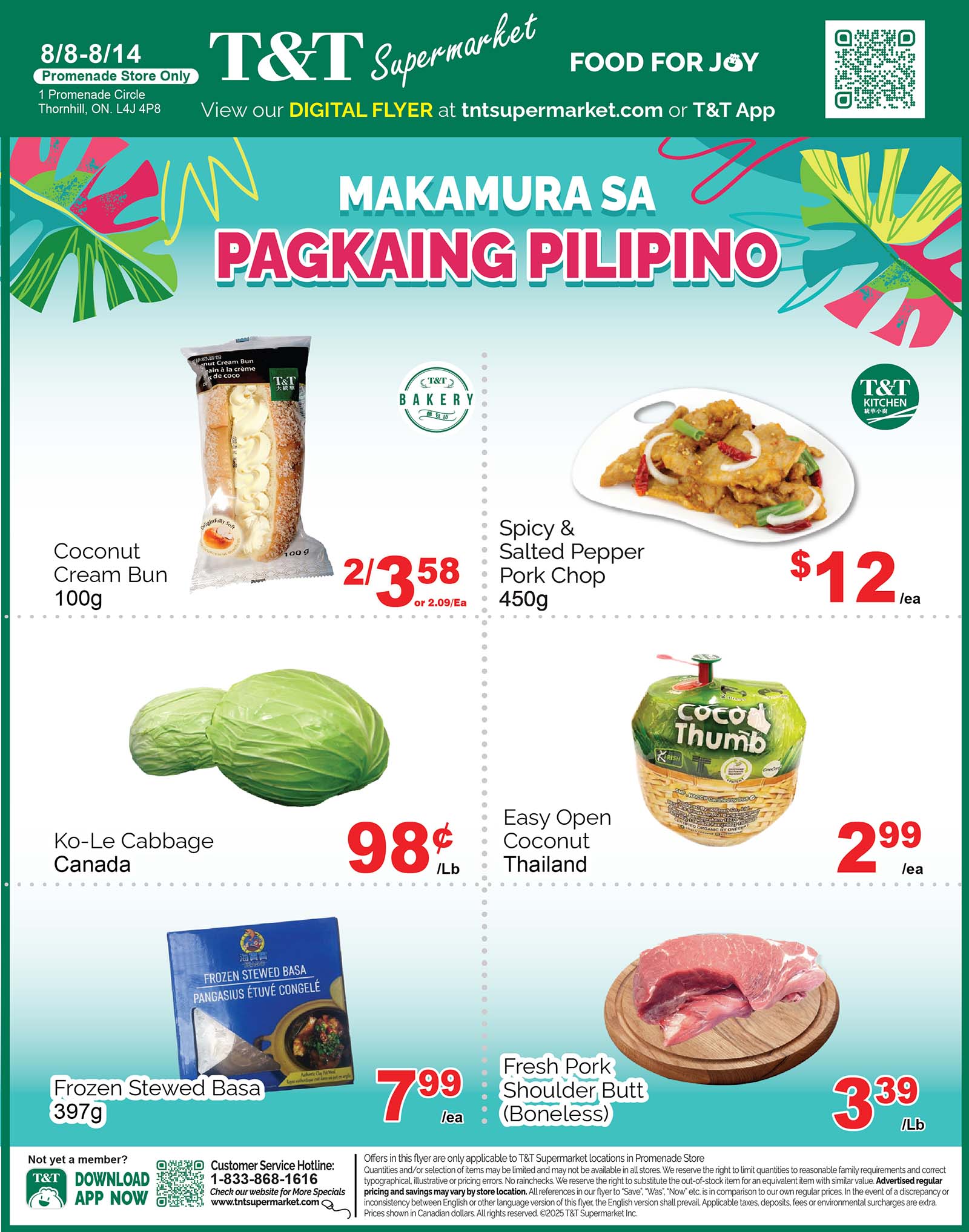 t-t - T&T - Promenade Store Only flyer valid from 08-08 - 08-14