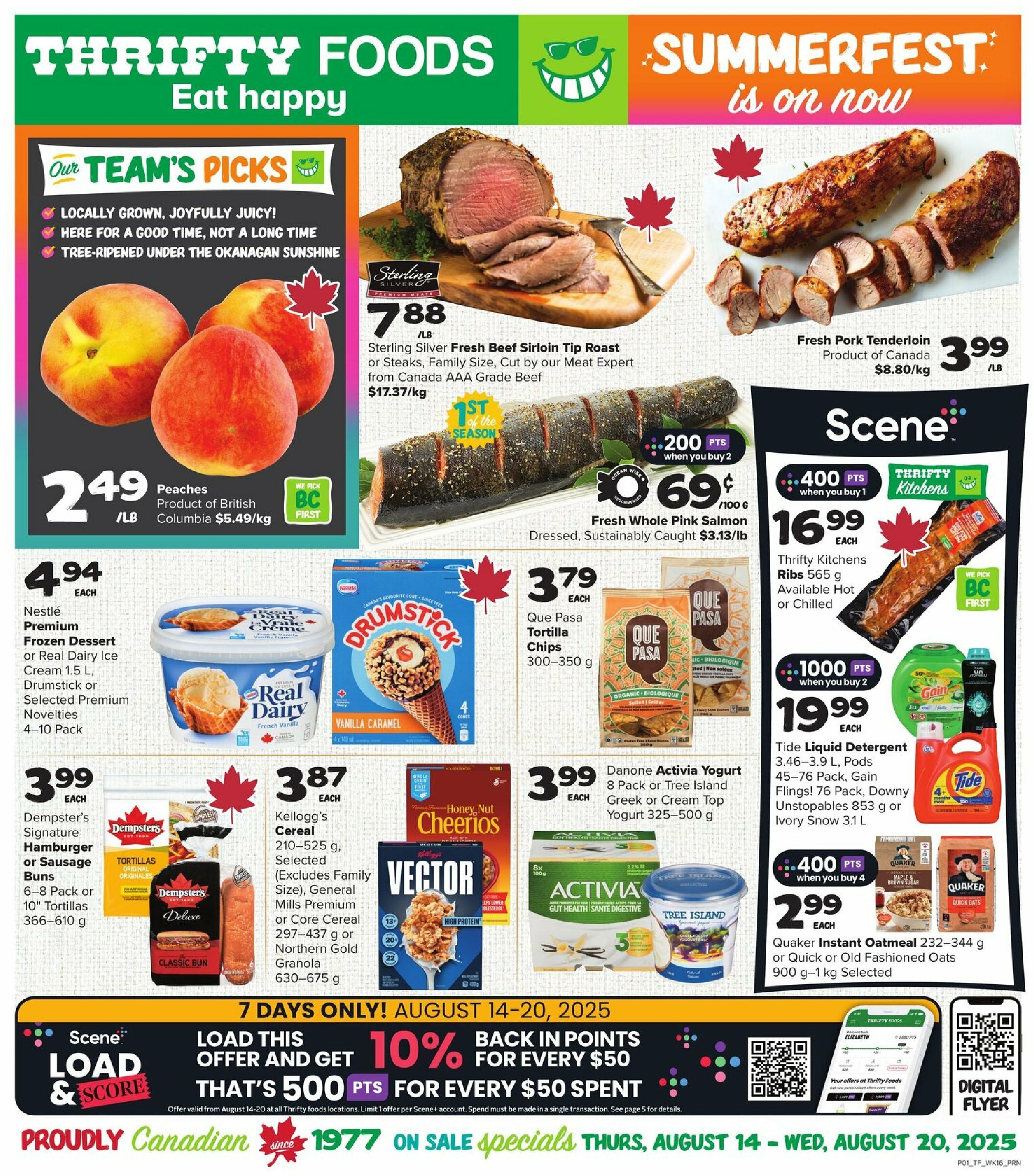 thrifty-foods - Thrifty Foods flyer valid from 08-14 - 08-20