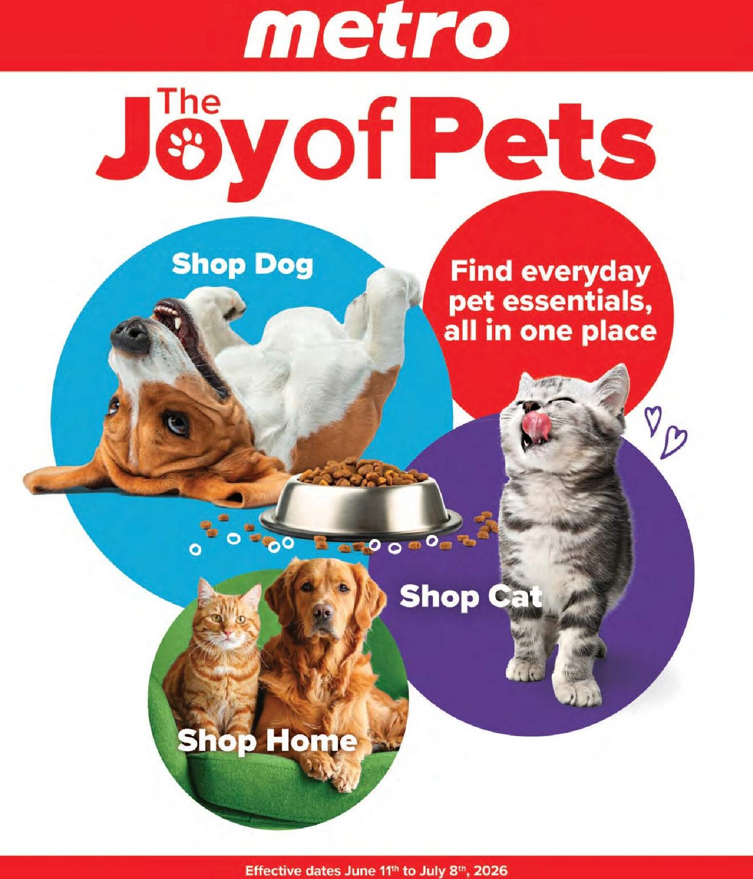 metro - New Metro - The Joy of Pets Flyer for This Week – 2026-06-11 to 2026-07-08