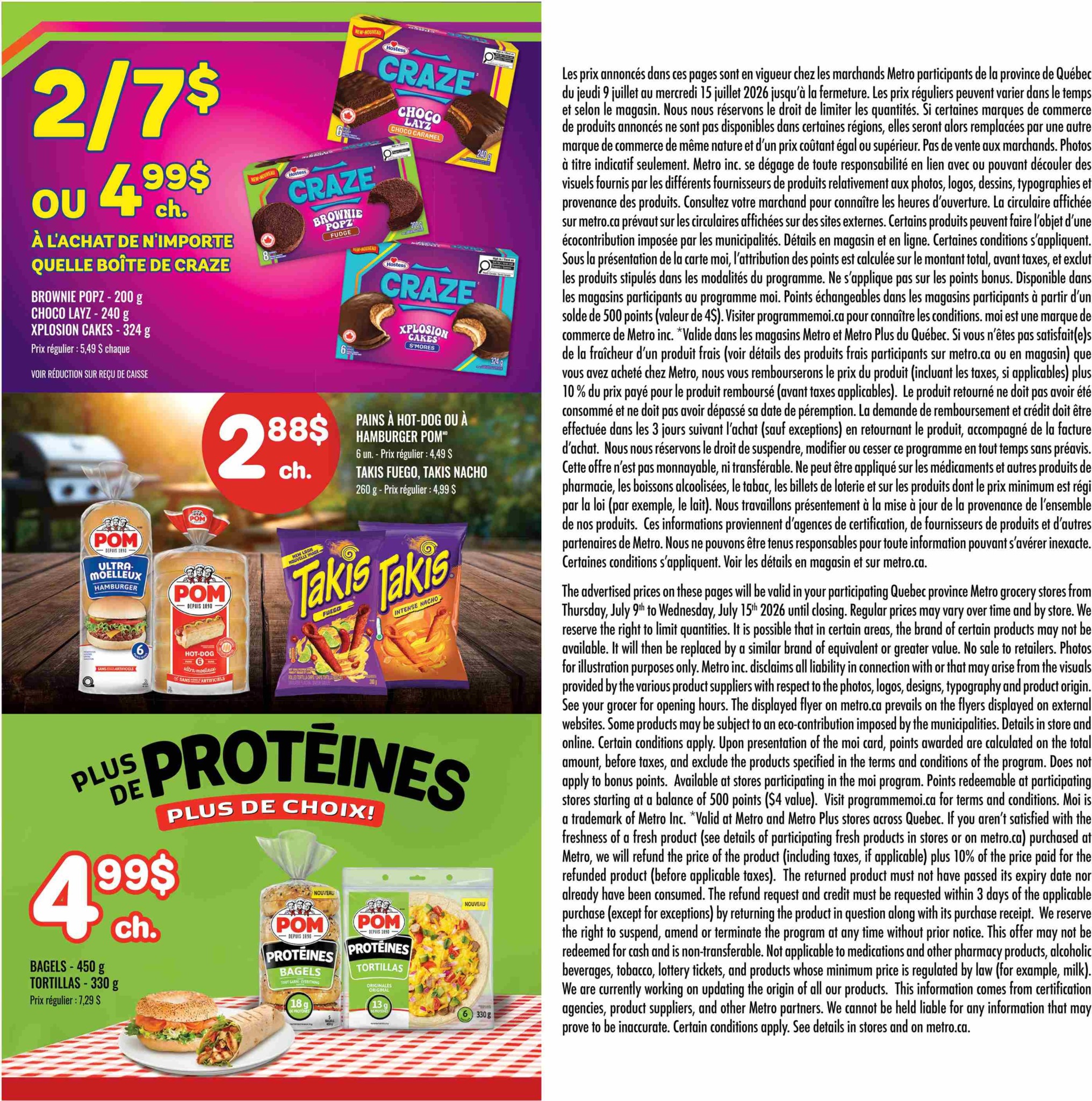 metro - Metro - Quebec Flyer Valid from 2026-07-09 to 2026-07-15 - page: 22