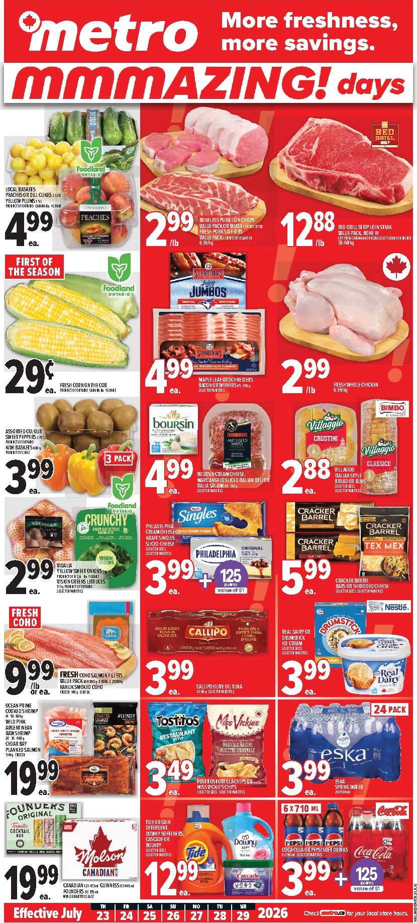 metro - Metro - Weekly Flyer Flyer Valid from 2026-07-22 to 2026-07-29
